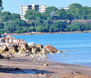 rocky shoreline