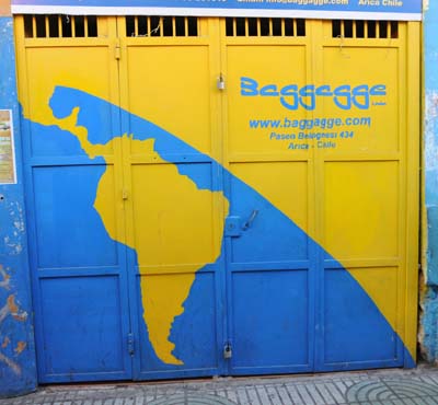 chile, arica, baggage service