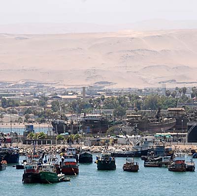 chile, arica, arica desert landscape