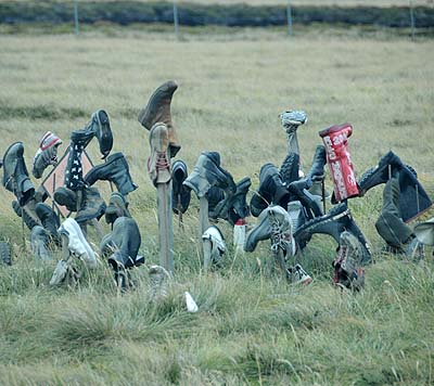 falkland islands, boot hill