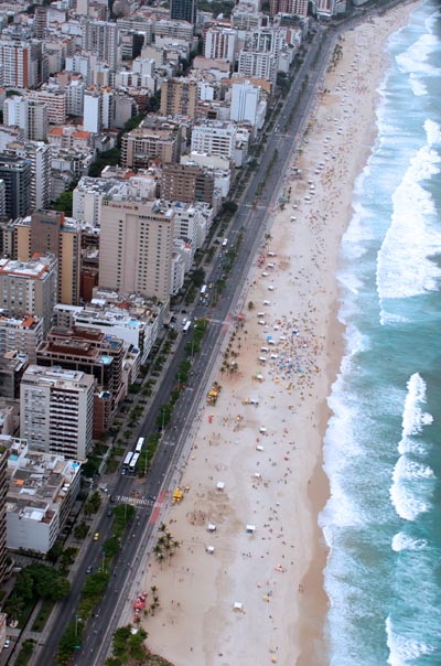 brazil, rio de janeiro, leblon beach