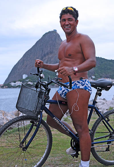 brazil, rio de janeiro, tan biker