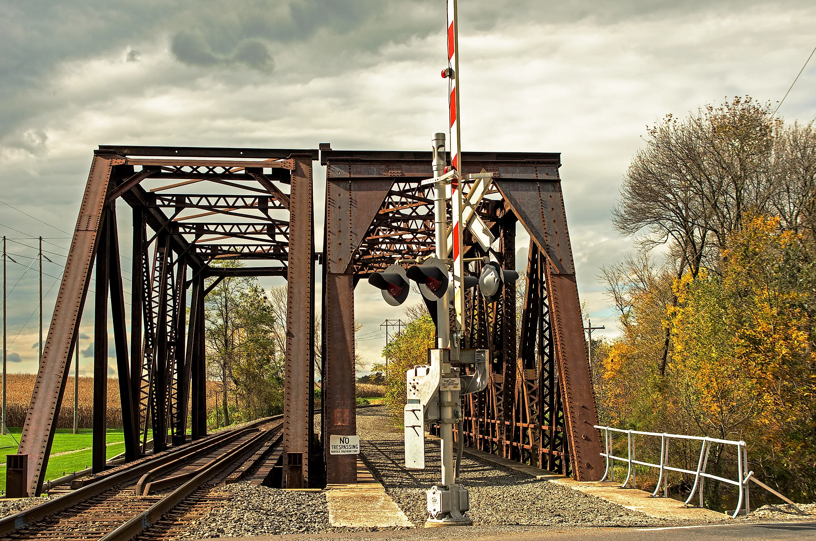 Train bridge near Dillsburg, Pennsylvania.