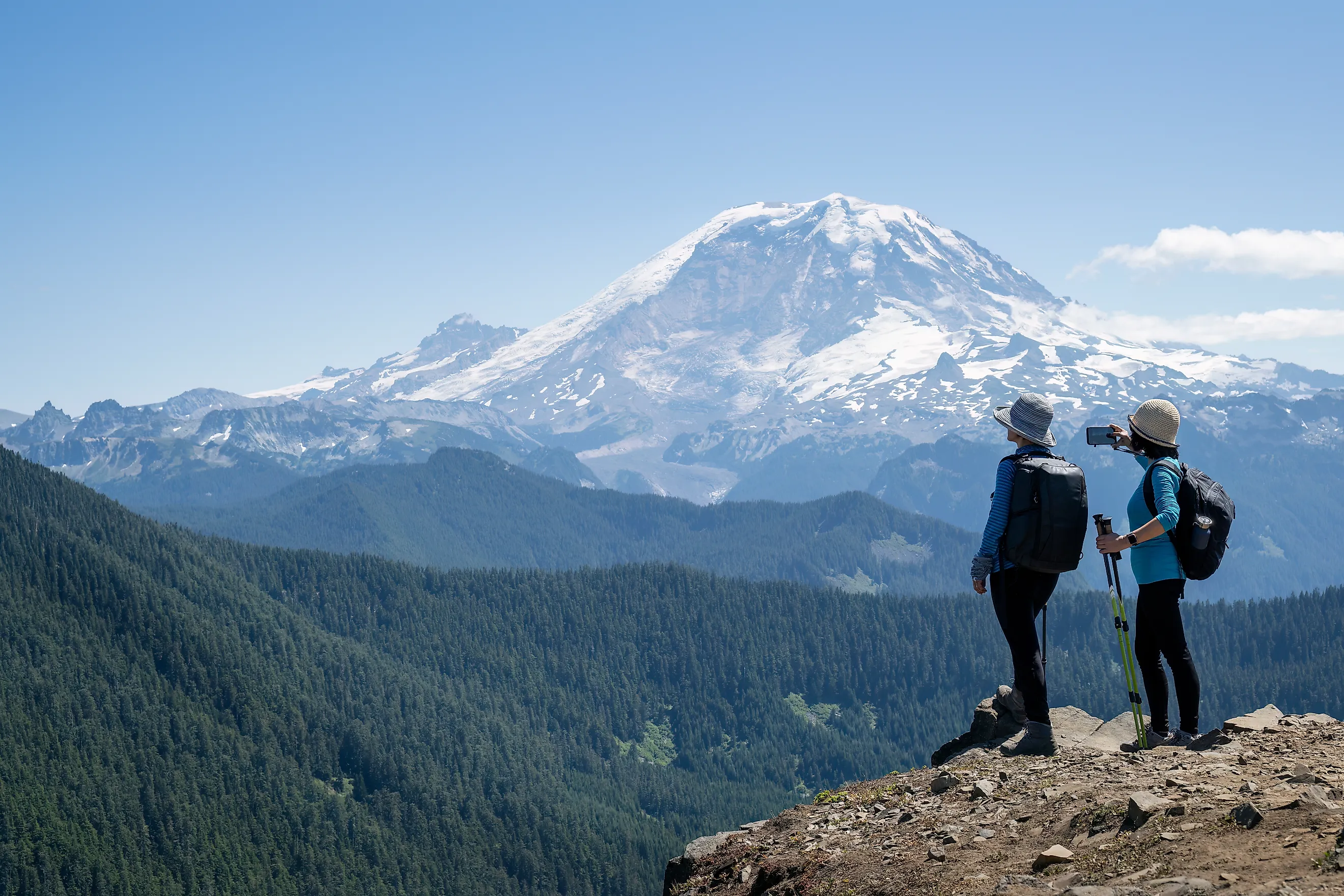 Mount Rainier National Park in Washington state.