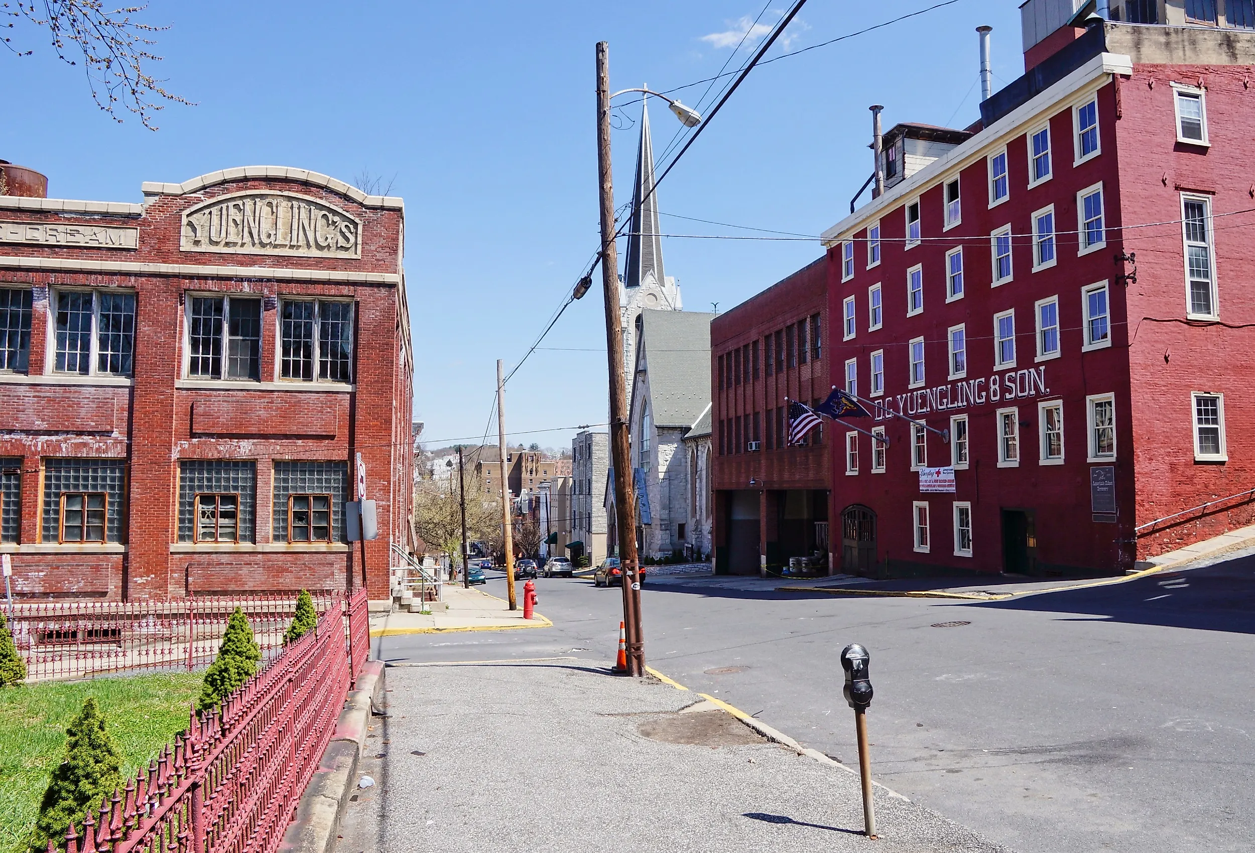 Historic buildings in Pottsville, Pennsylvania. Image credit Bennekom via Shutterstock.com