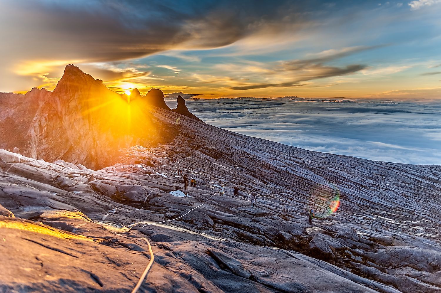 Mount Kinabalu, near Low's Peak, about 3900m. Image credit: PaulWong/Shutterstock.com