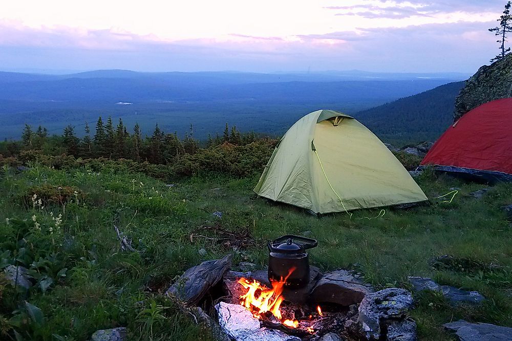 Something caused all nine hikers to flee their campsite in the Ural mountains.