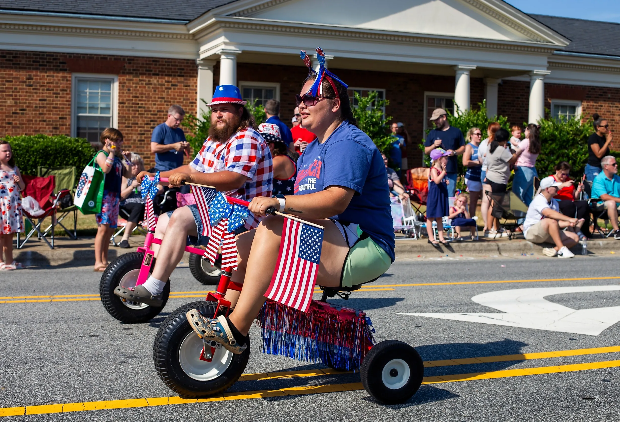 Fourth of July Parade in Kernersville, North Carolina. Image credit Ruth Ann Photos via Shutterstock