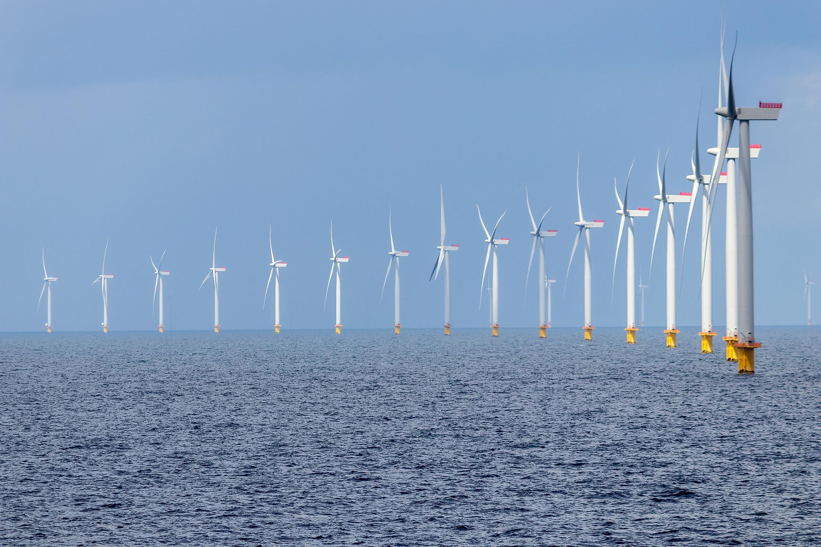 Windmills in the Kattegat Bay