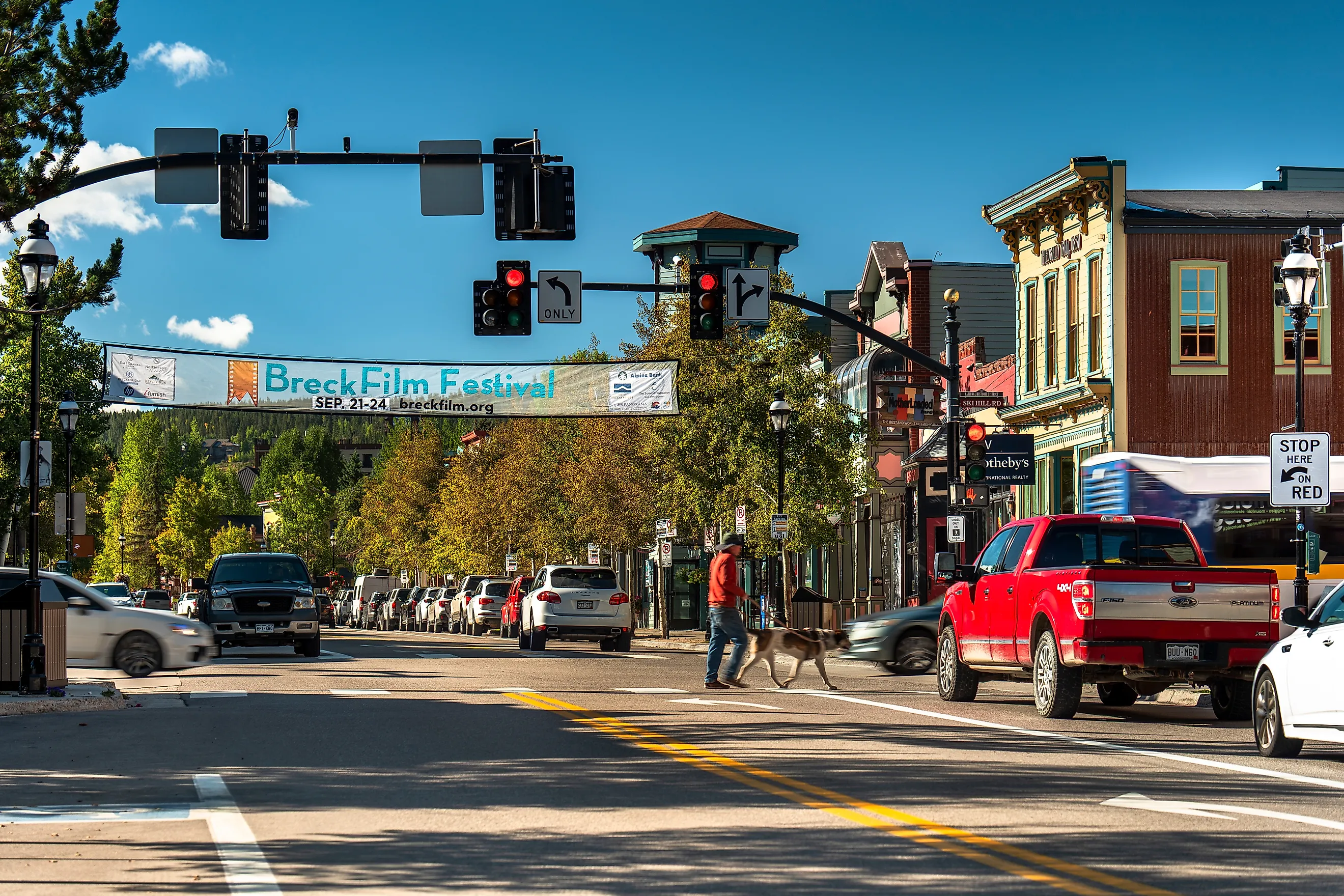 The vibrant Main Street scene in Breckenridge, Colorado. Image credit: Cavan-Images / Shutterstock.com.