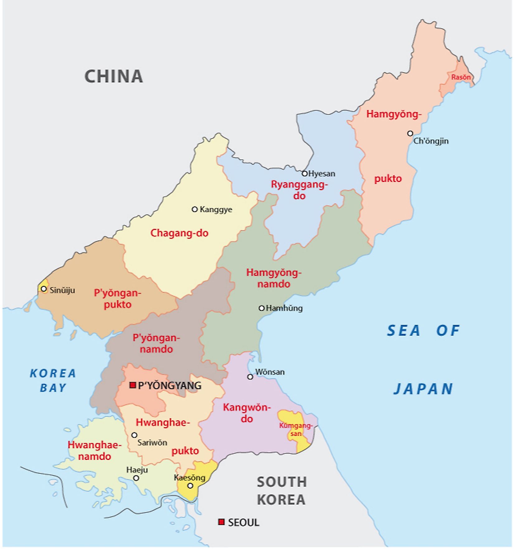 North Korea Maps & Facts - World Atlas