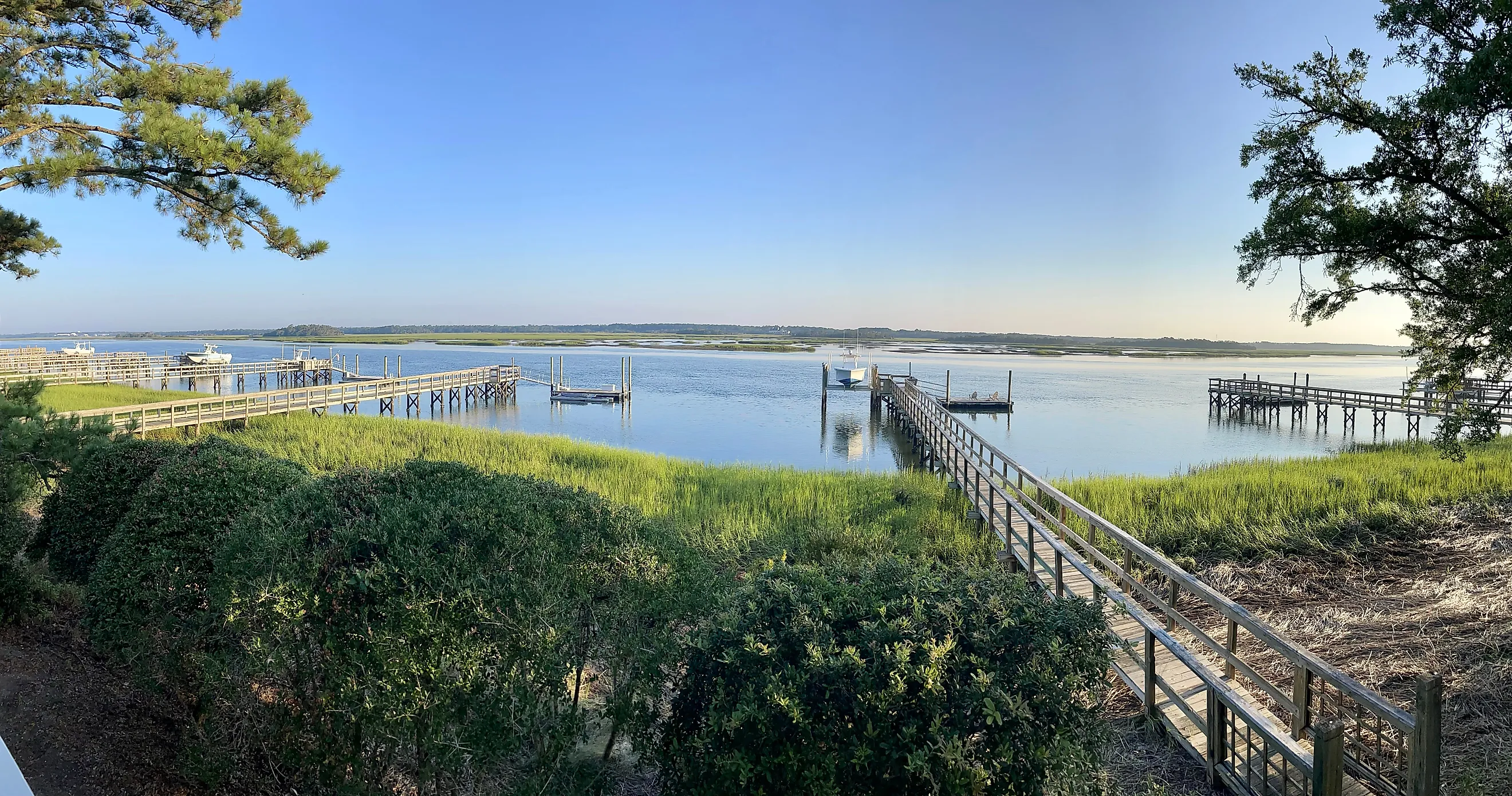 The coastline of Kiawah Island, South Carolina.
