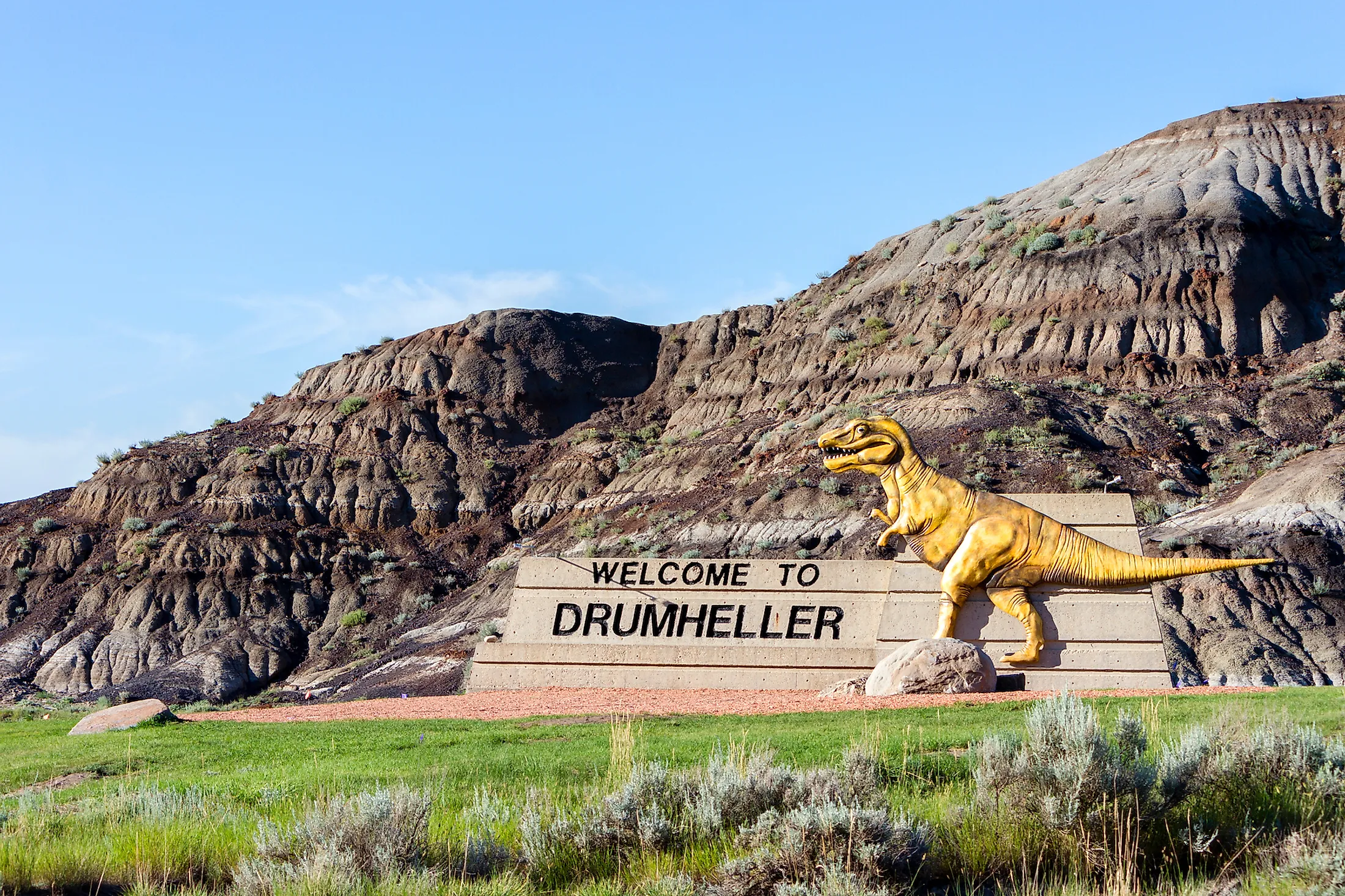 Drumheller, Canada. Editorial credit: Nalidsa / Shutterstock.com