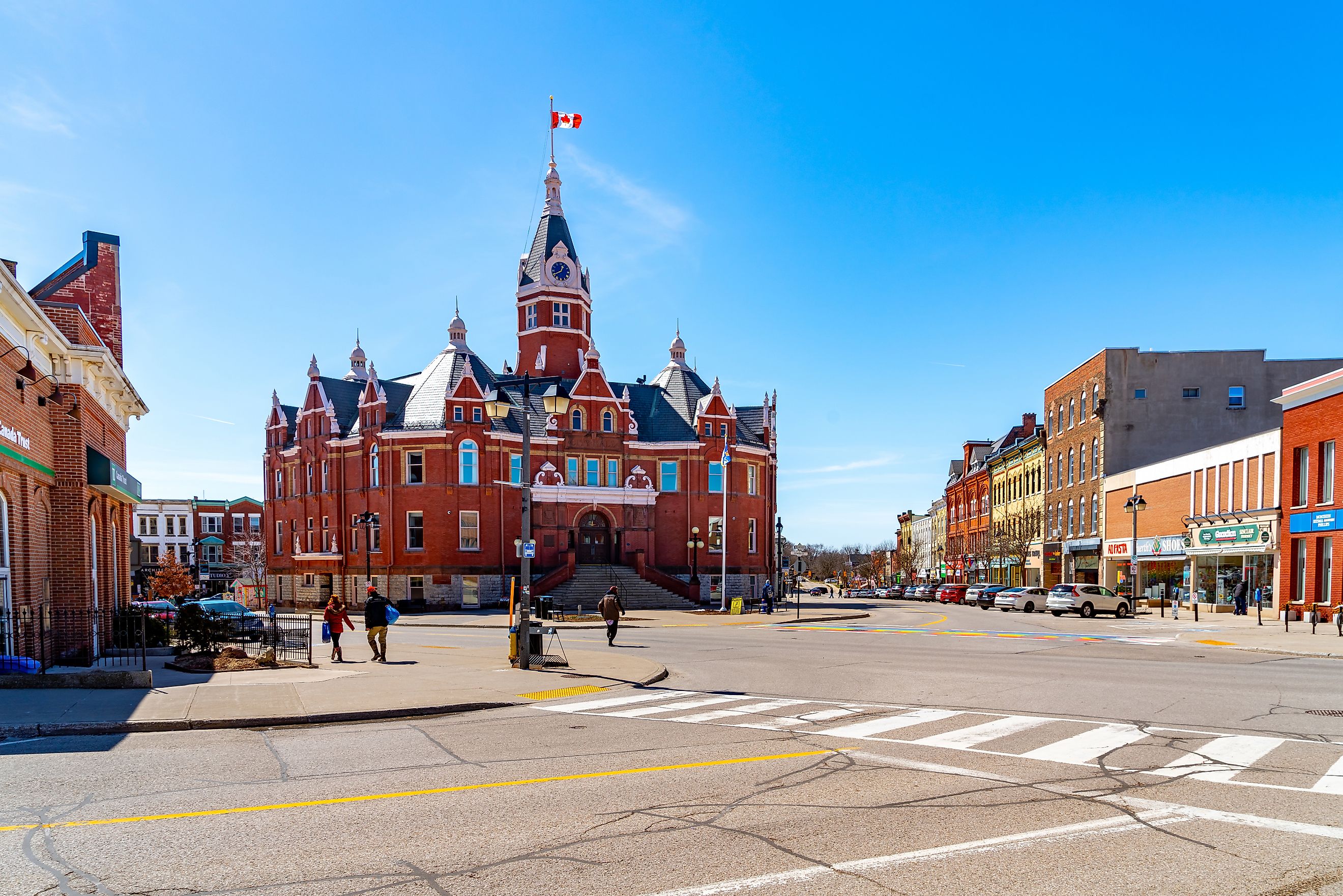 City Hall at Wellington Street and Downie Srteet, Stratford, Ontario, Canada