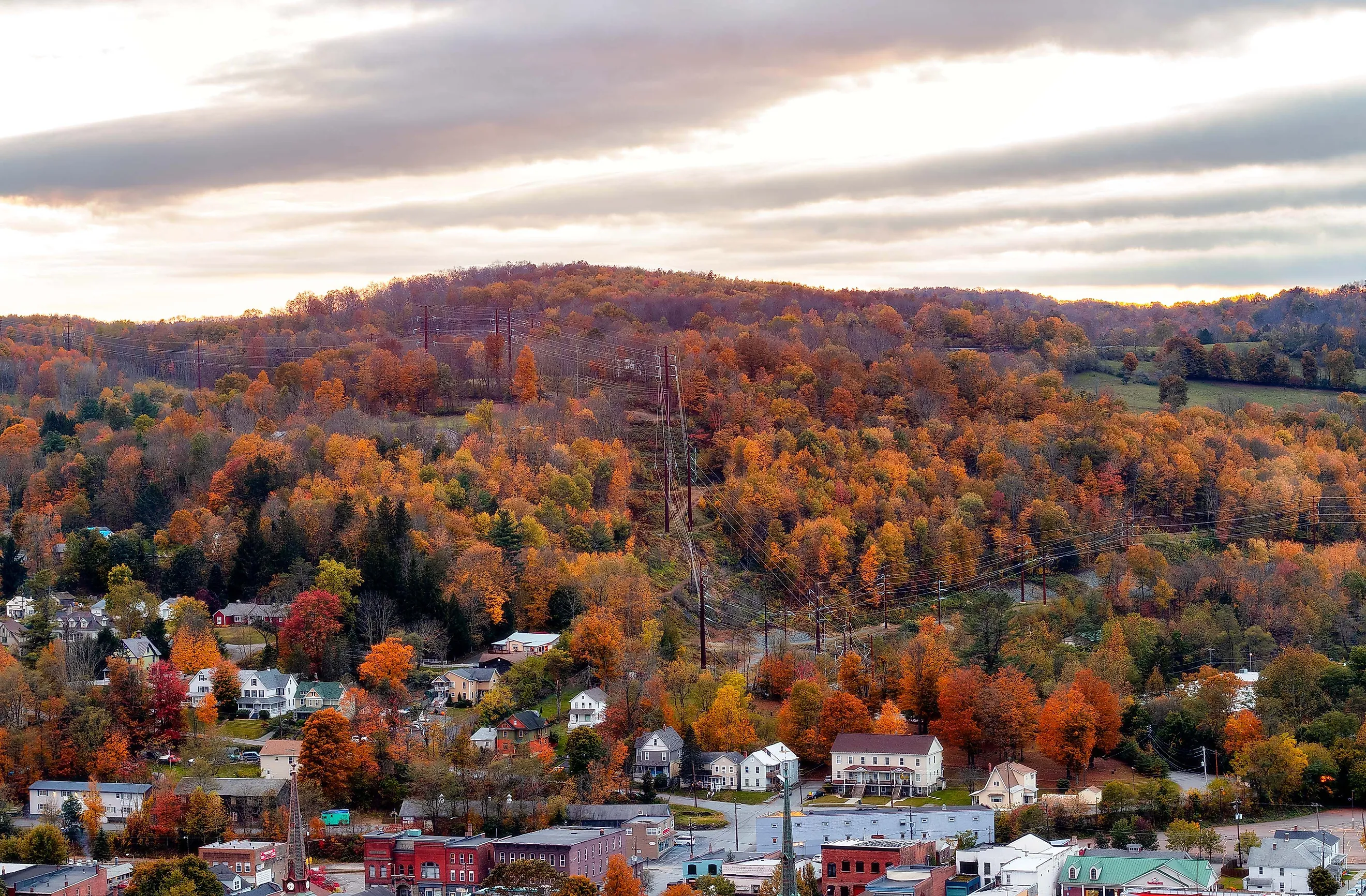 Honesdale in the Poconos, Pennsylvania