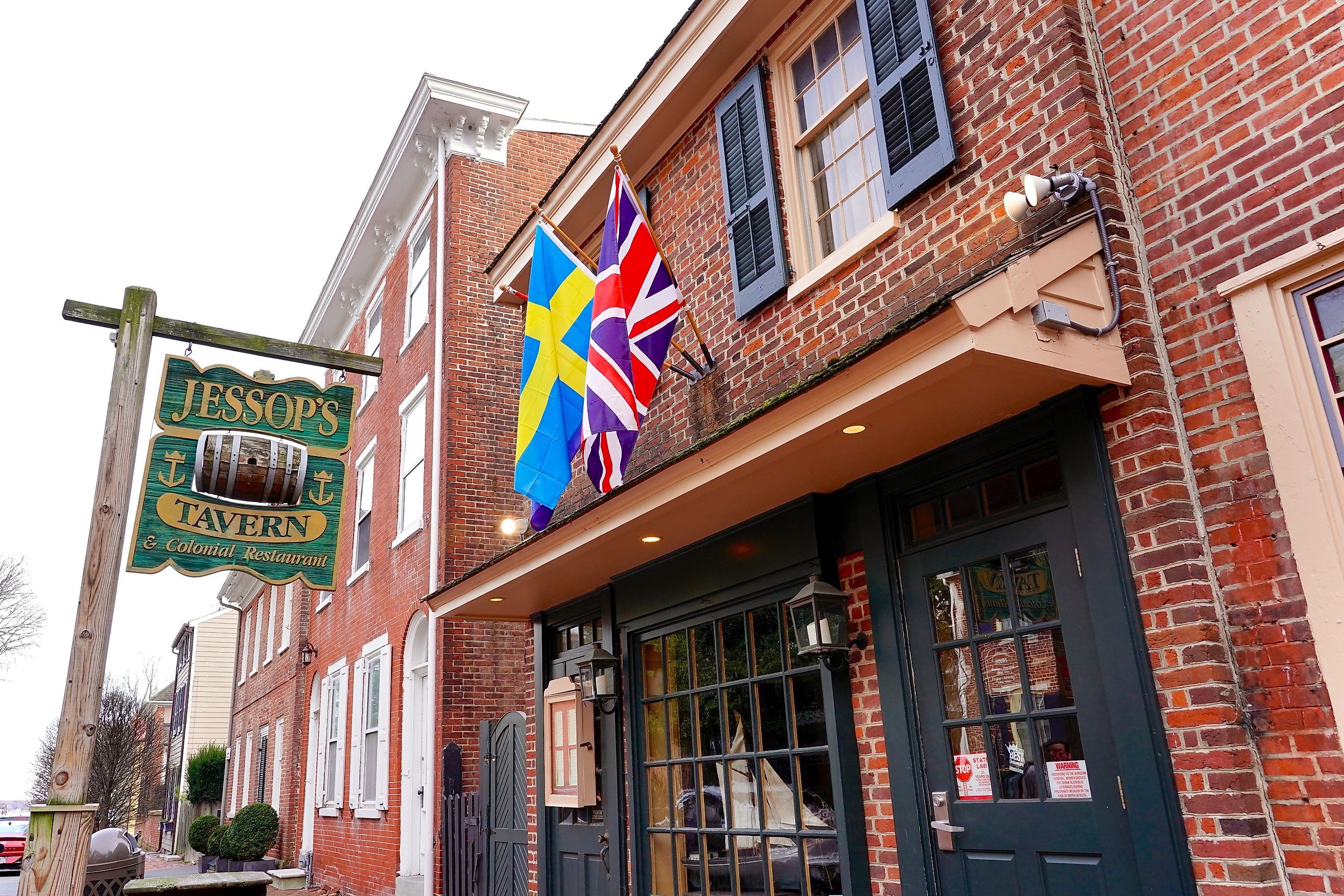 The New Castle Historic District in New Castle, Delaware. Editorial credit: George Wirt / Shutterstock.com