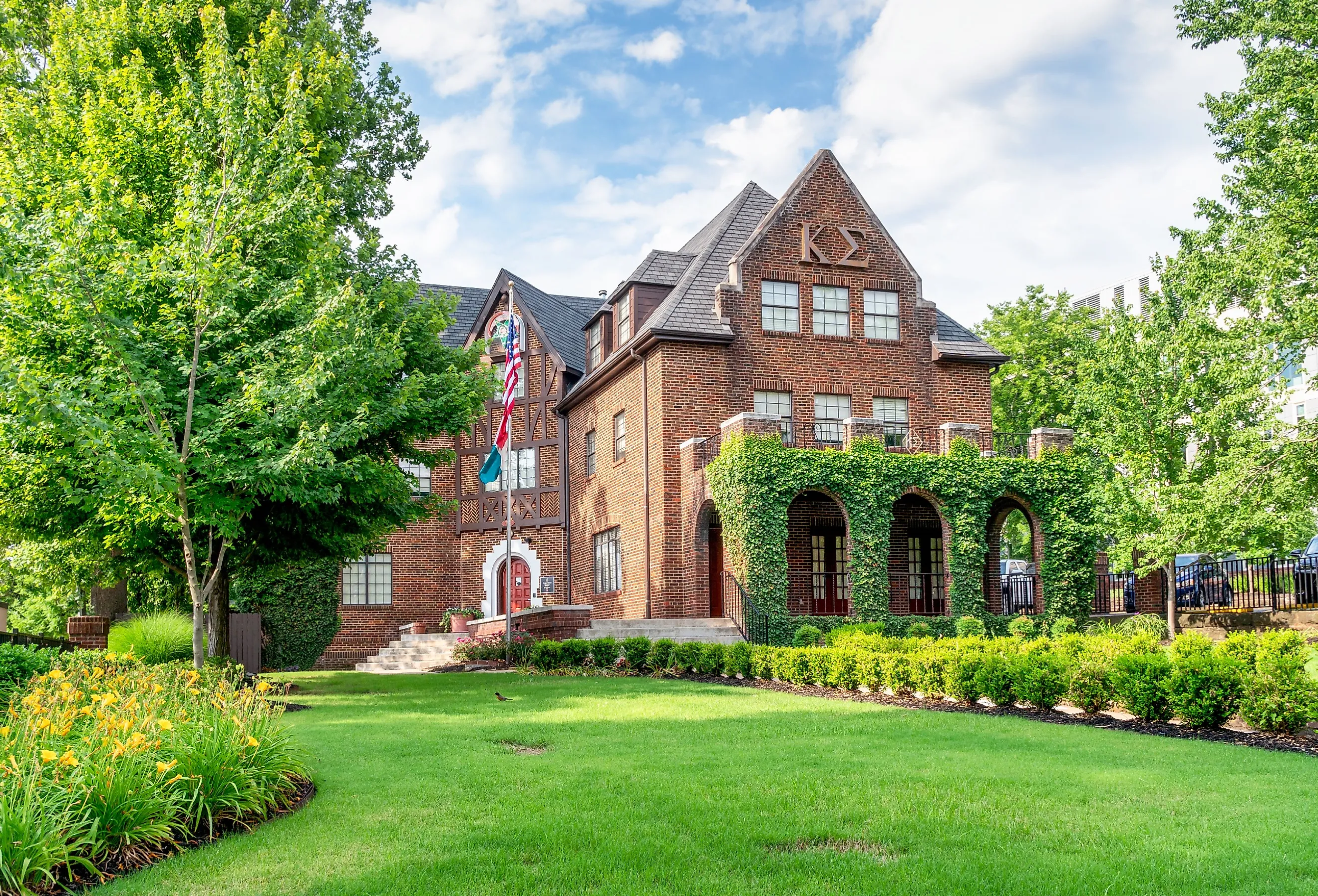 Cooper House on the campus of the University of Arkansas. Image credit Ken Wolter via Shutterstock