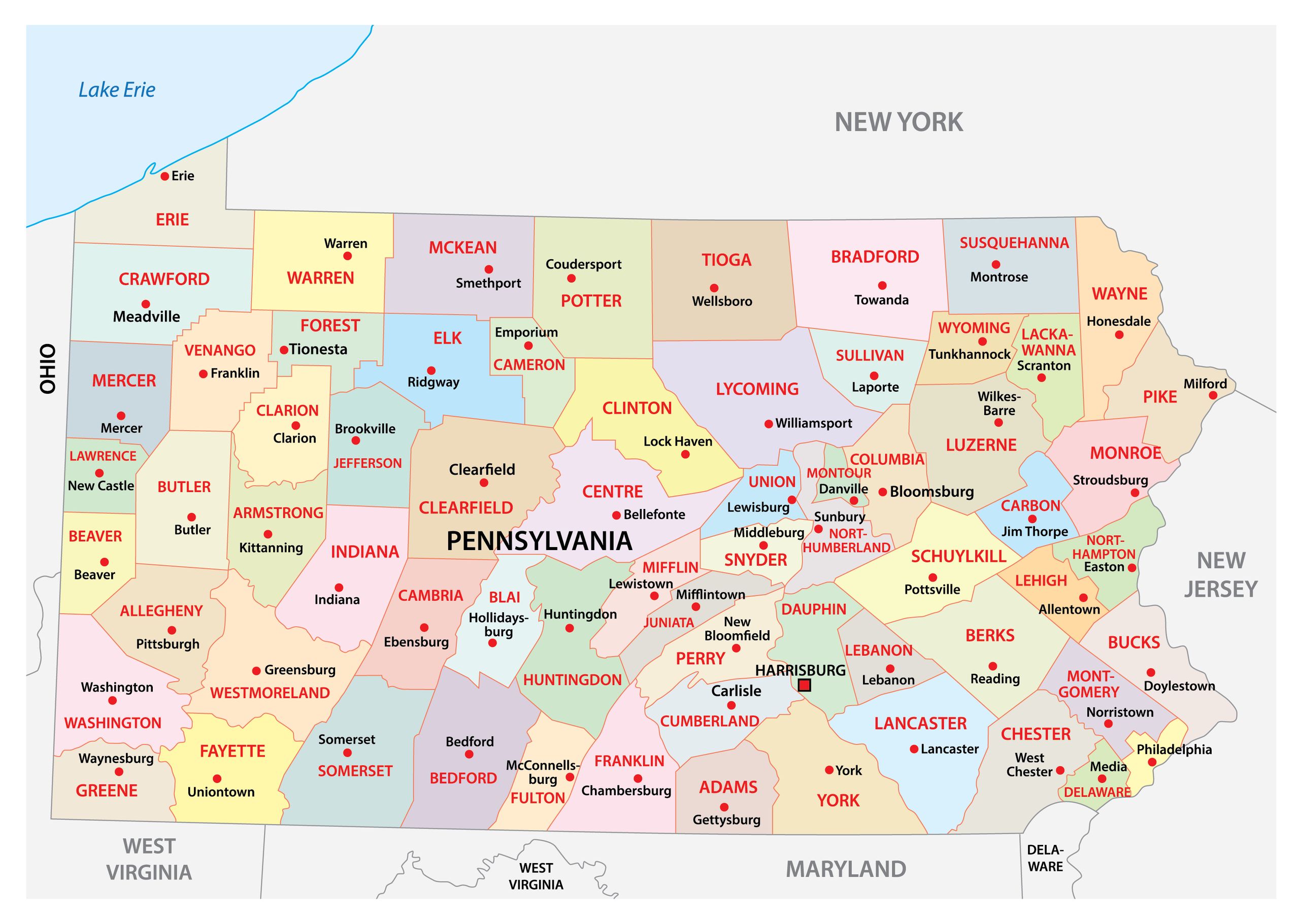Pennsylvania Maps & Facts World Atlas