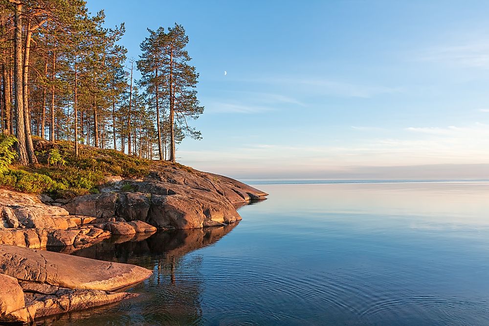 The majority of Europe's largest lakes are found in Russia.