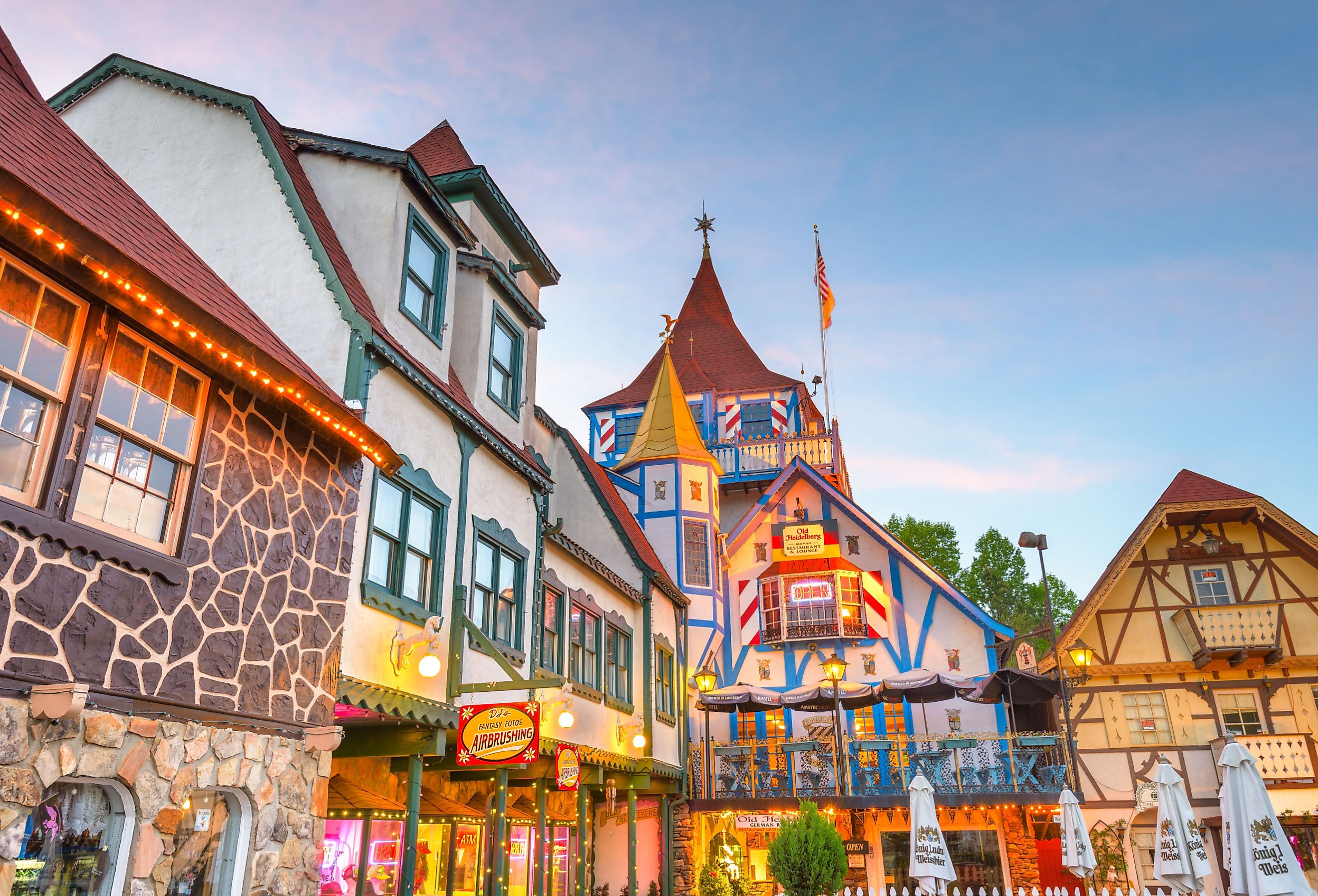 Bavarian-style city of Helen, Georgia. Image credit Sean Pavone via Shutterstock.