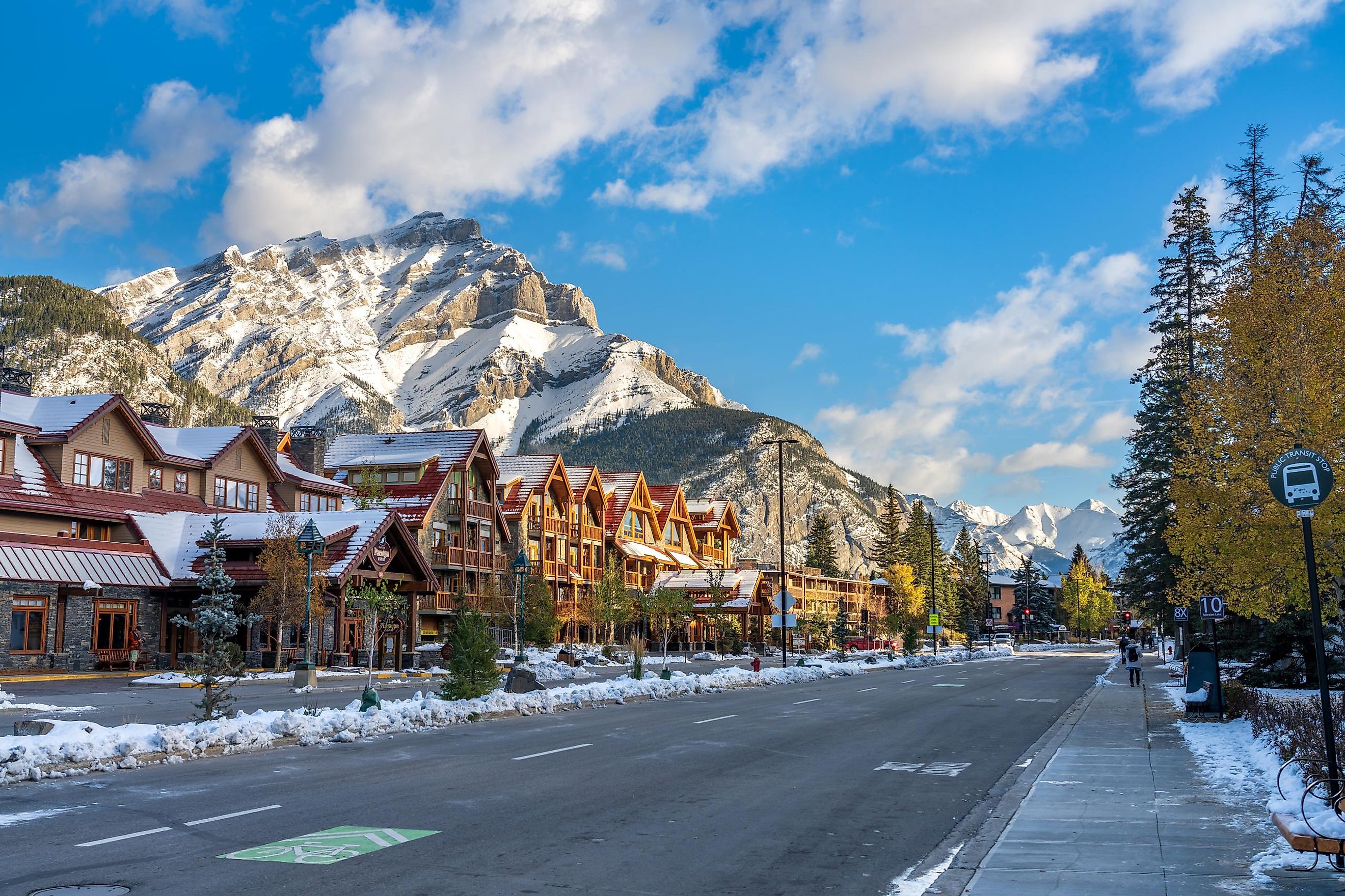 The spectacular Town of Banff in Alberta.
