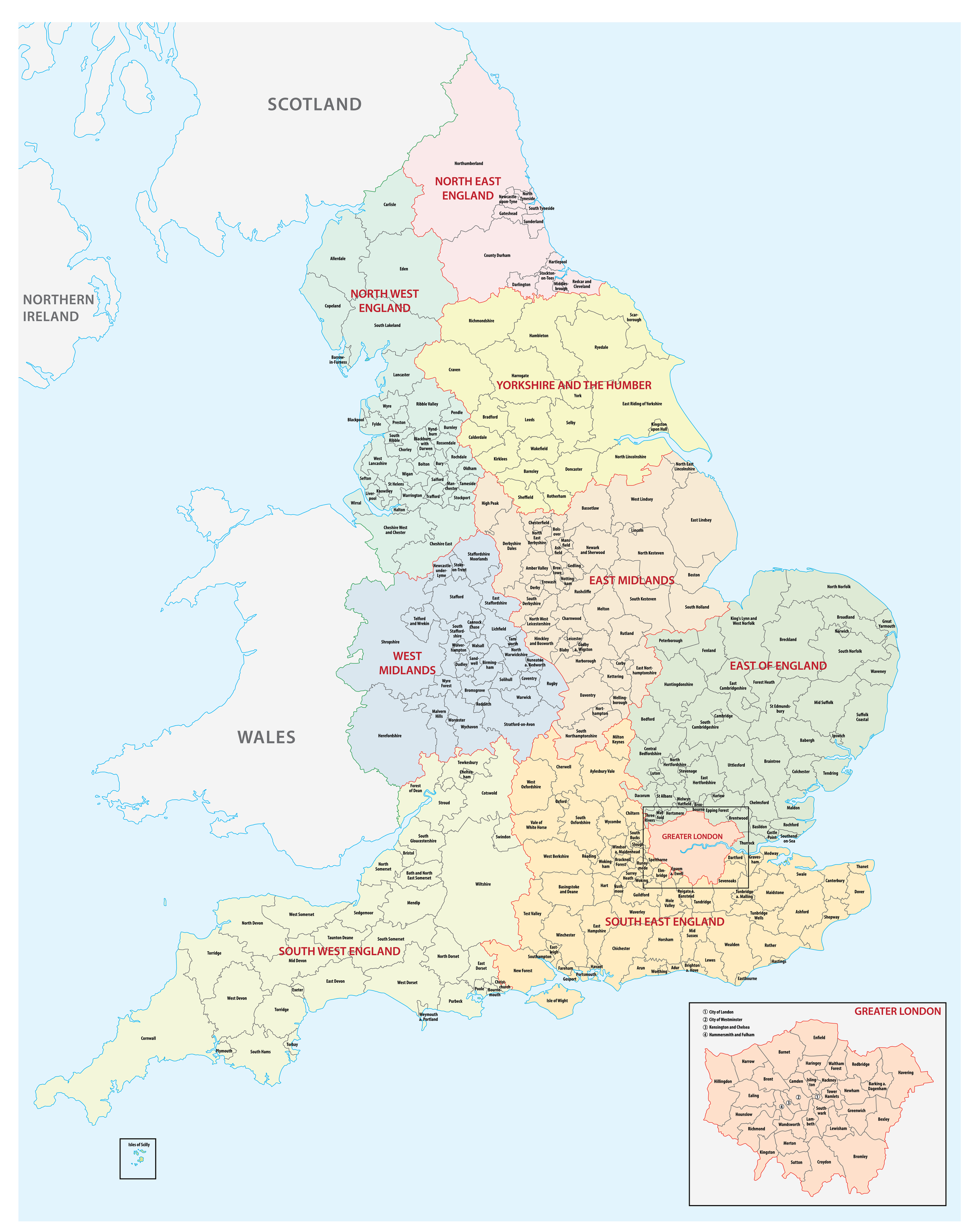 England Maps Facts World Atlas