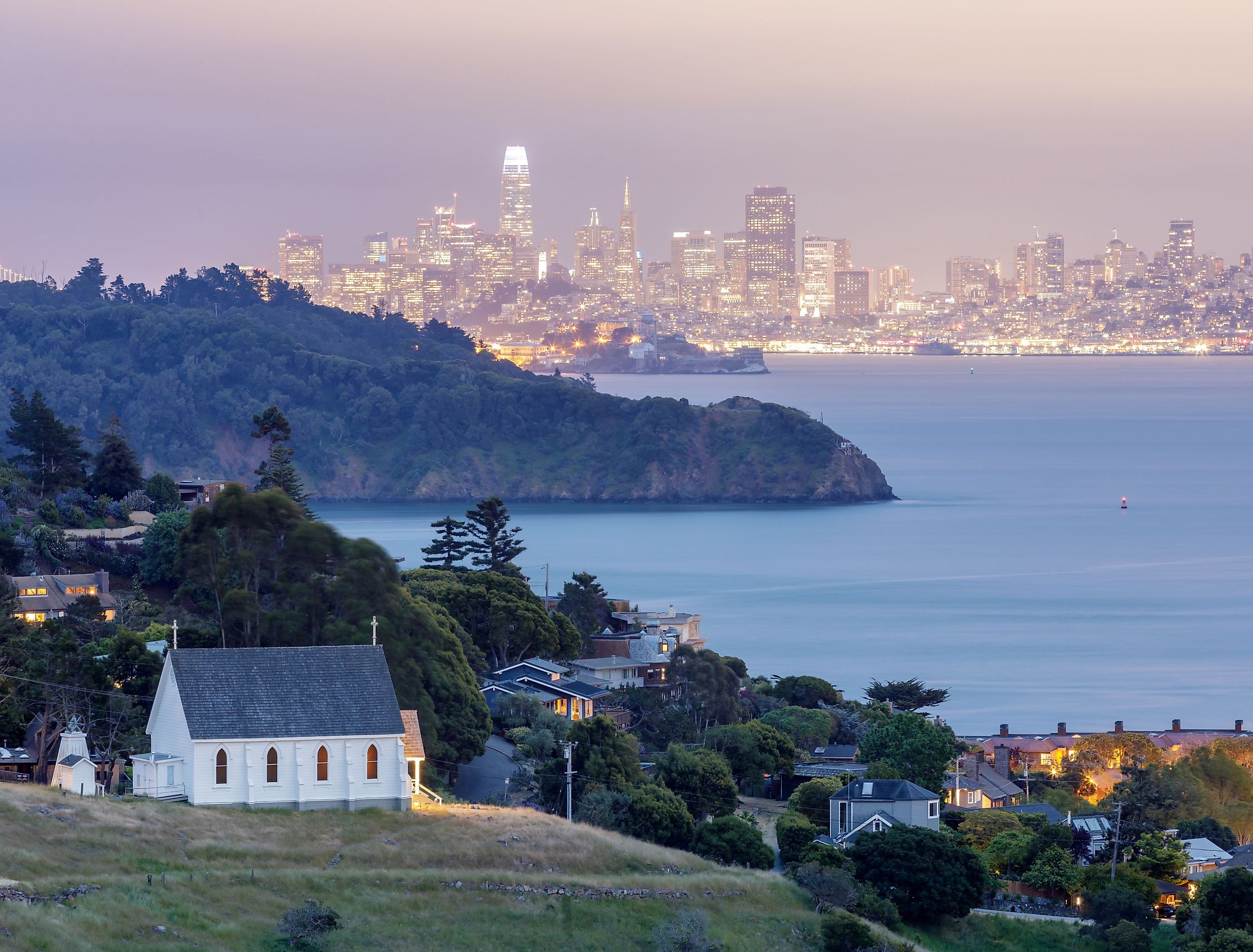 Tiburon, Marin County, California, USA. Image credit yhelfman via shutterstock