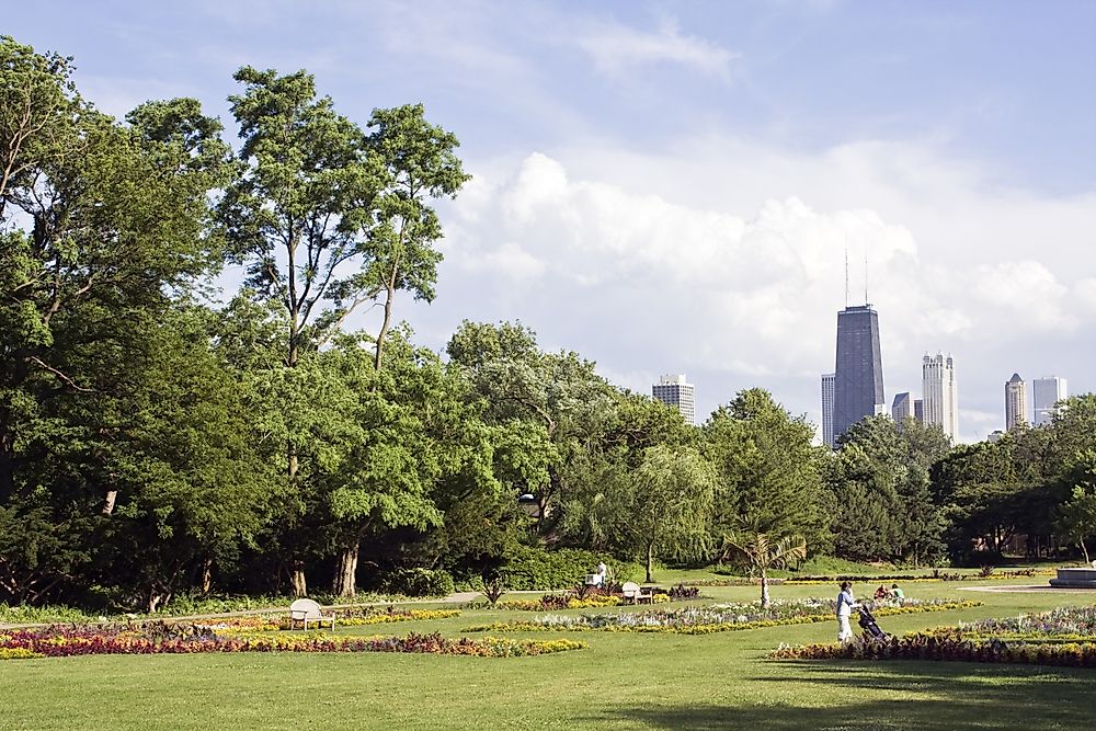Lincoln Park, on the north end of Chicago, Ilinois, where the Saint Valentine's Day massacre occurred.