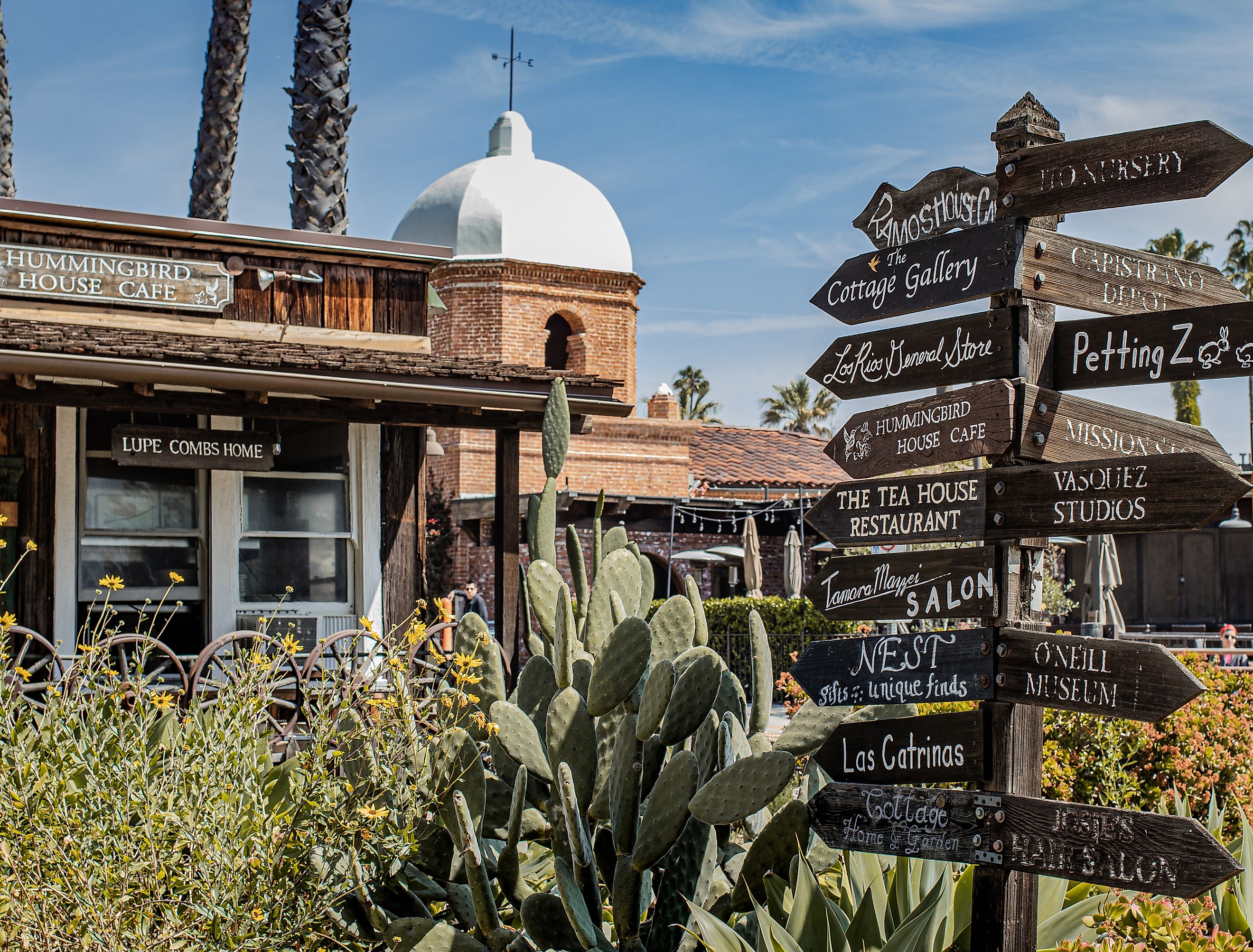 San Juan Capistrano and its famous Los Rios Street, California.