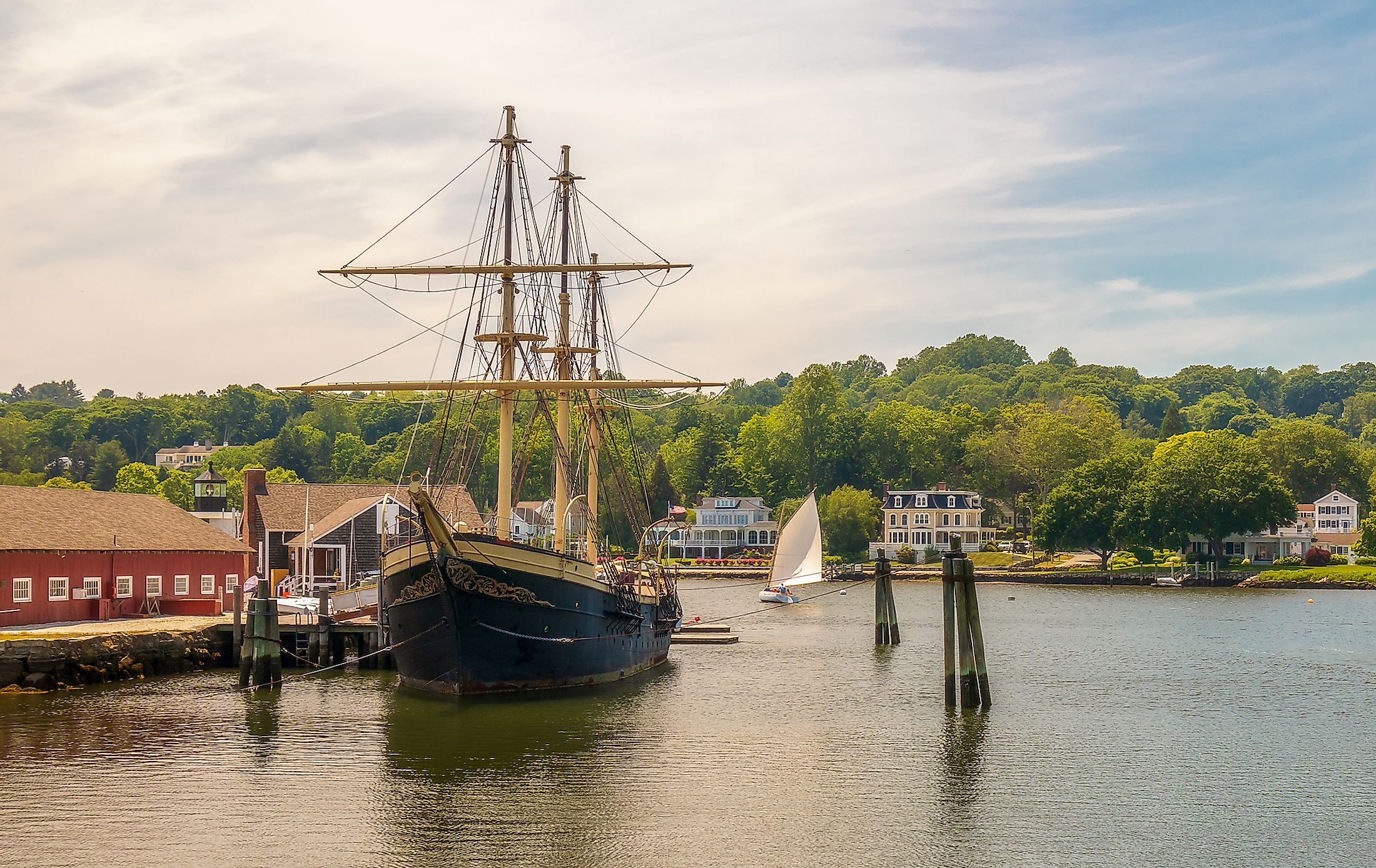 Mystic Seaport. Editorial credit: Faina Gurevich / Shutterstock.com