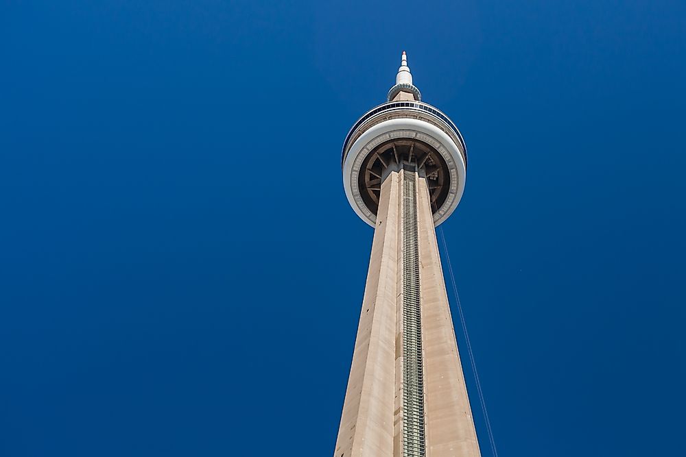 The CN Tower, Toronto's most notable landmark.