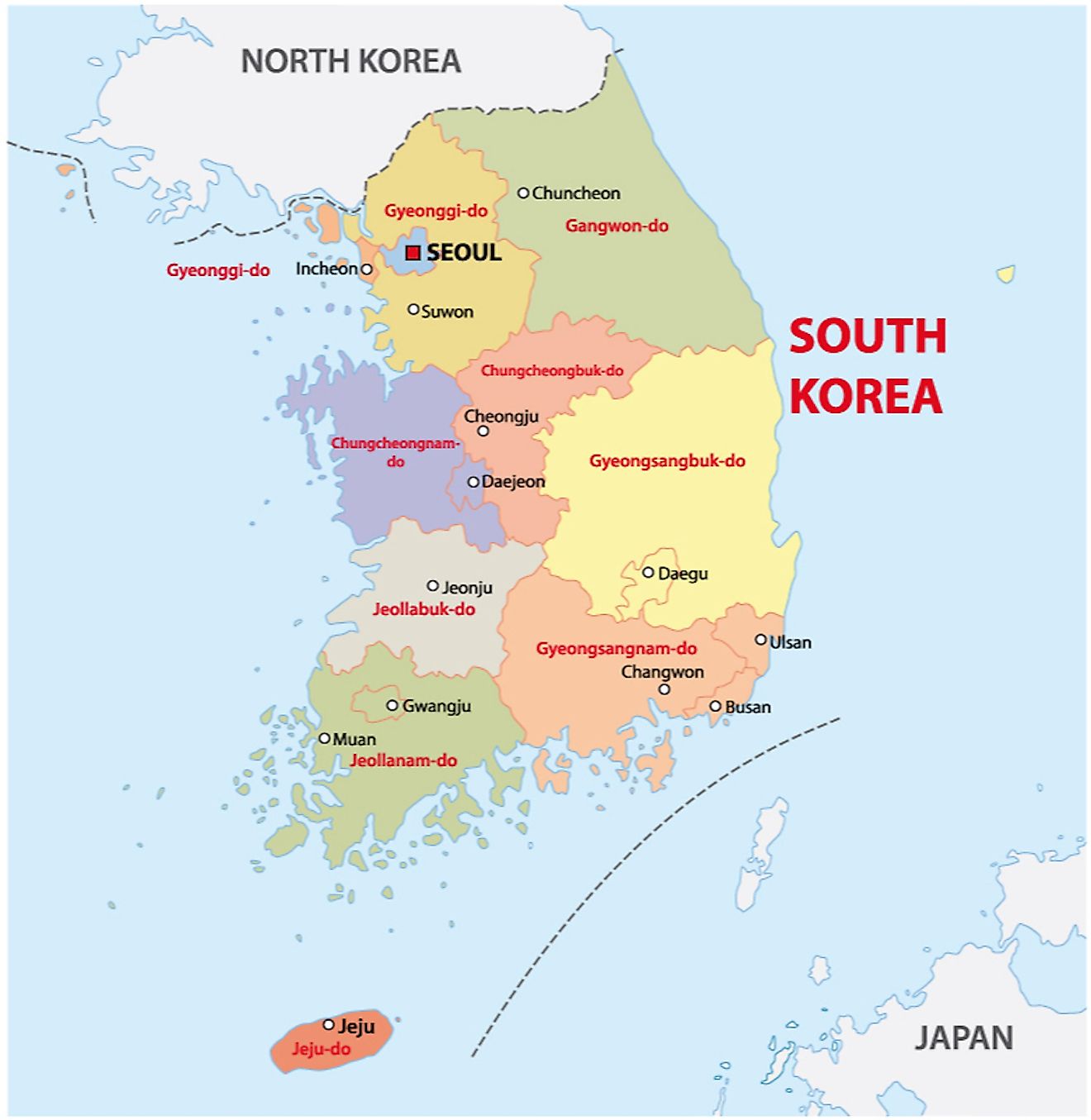  South  Korea  Maps  Facts World Atlas