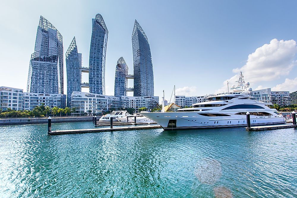 Reflections at Keppel Bay, Singapore.