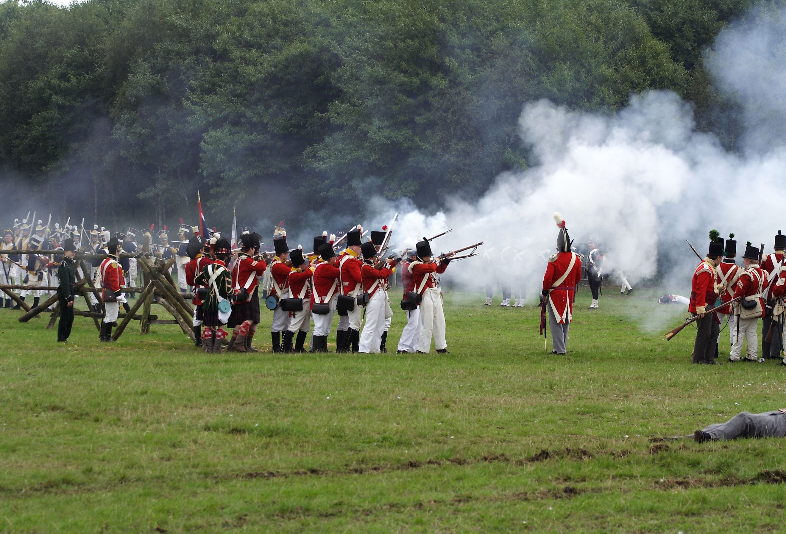 British and French soldiers fighting. Image credit stephen mulcahey via Shutterstock