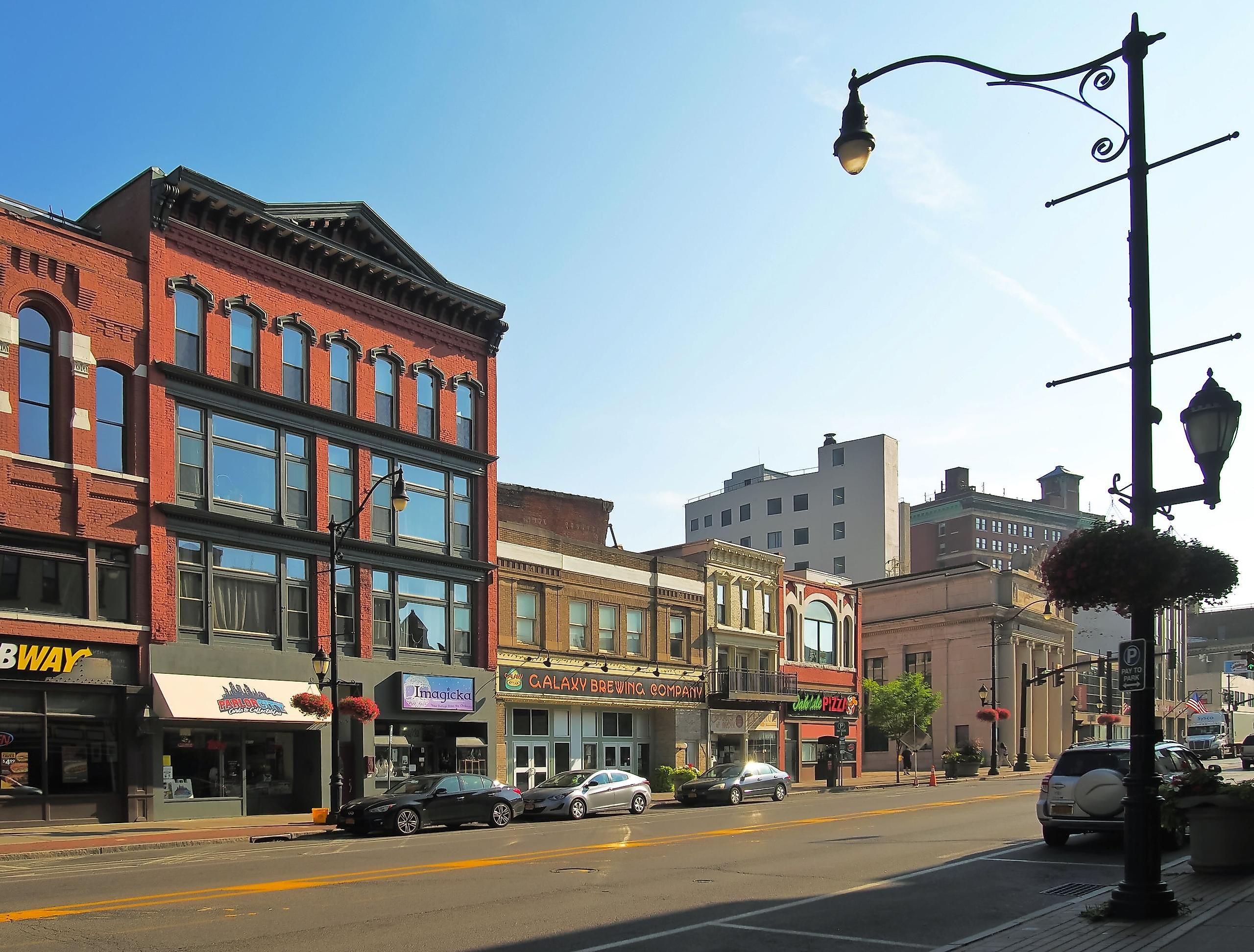 Court Street in downtown Binghamton, New York