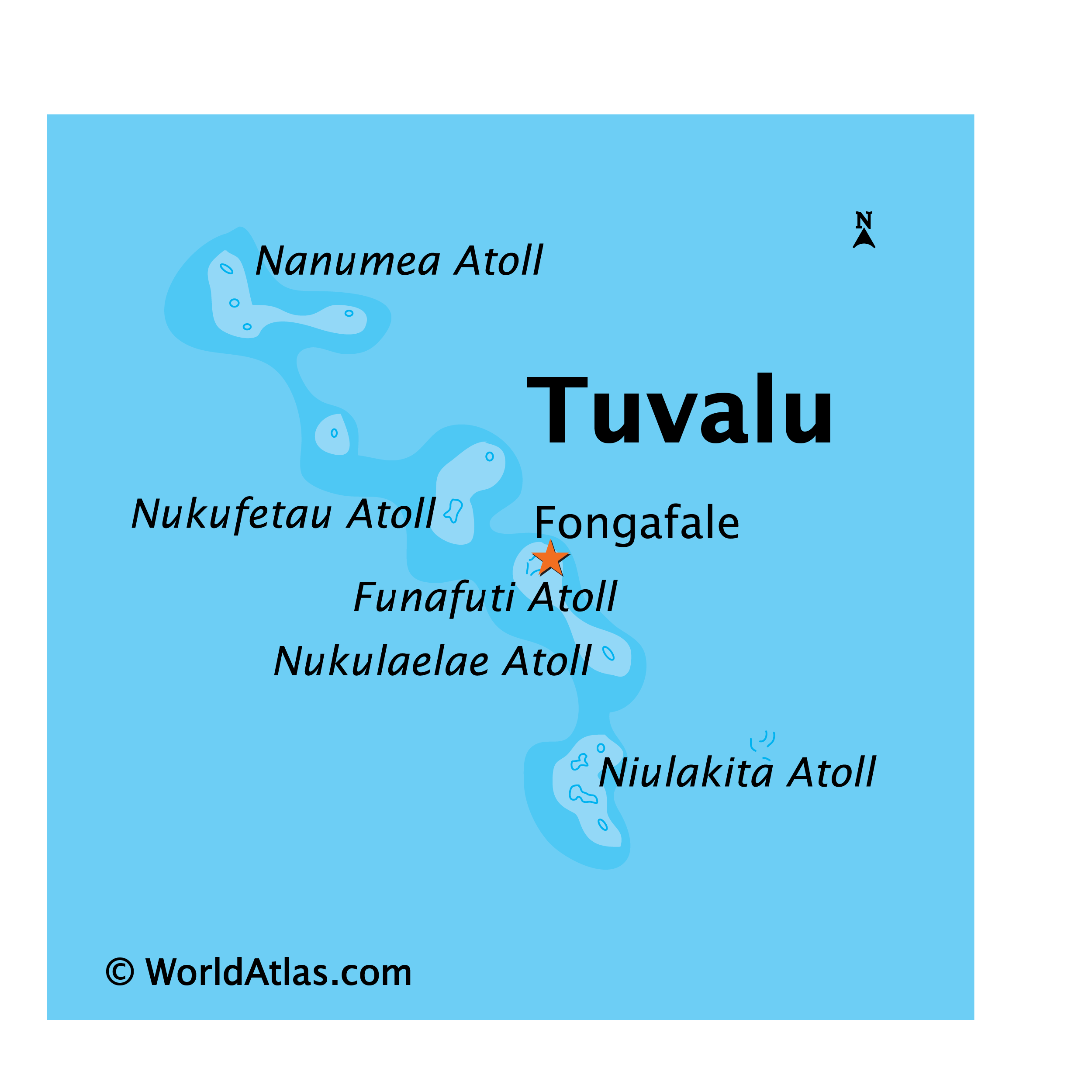 Tuvalu Maps Facts World Atlas