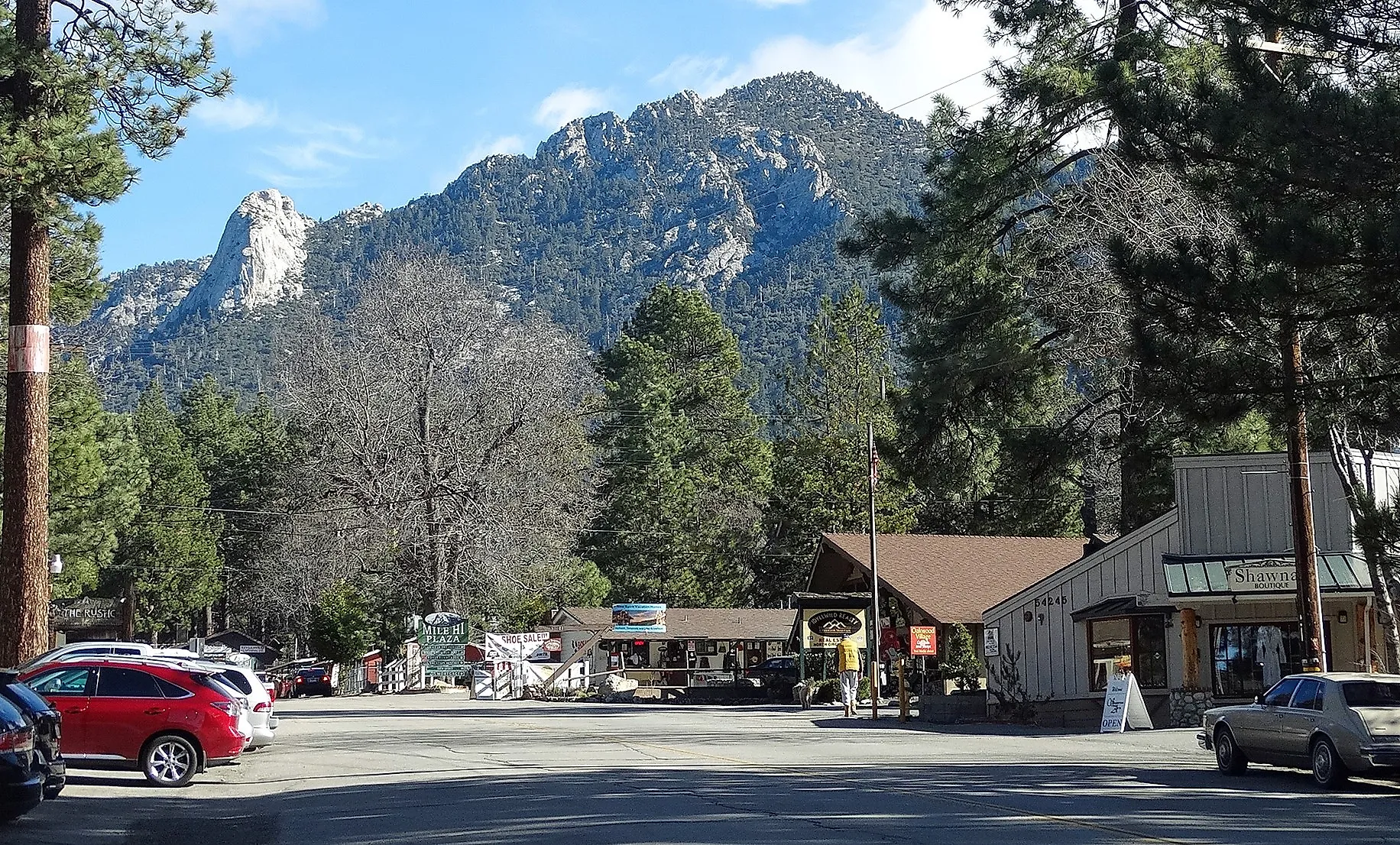 Idyllwild, Pine Cove, and Fern Valley are three adjacent communities in California