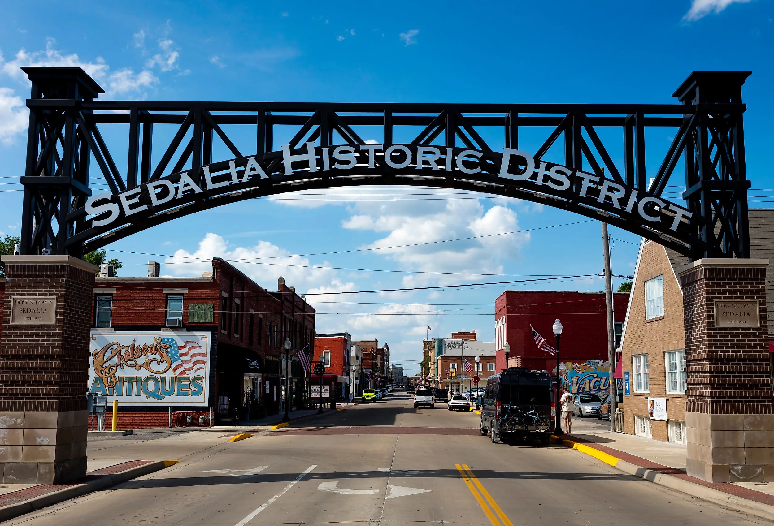 Sedalia Historic District in Sedalia, Missouri. Image credit Joseph Sohm via Shutterstock