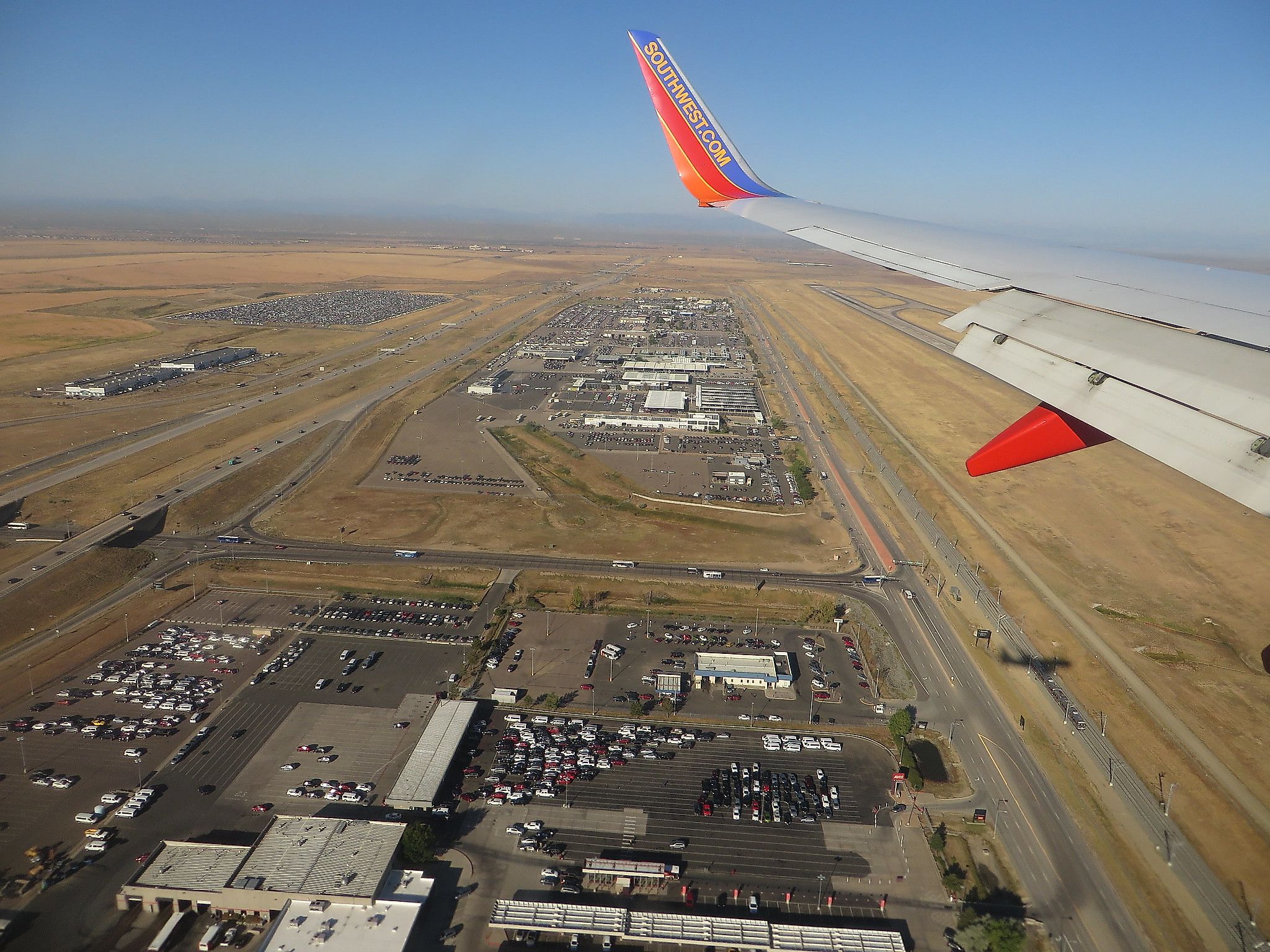 Landing at Denver International Airport, Denver, Colorado. Image credit: Ken Lund/Shutterstock.com
