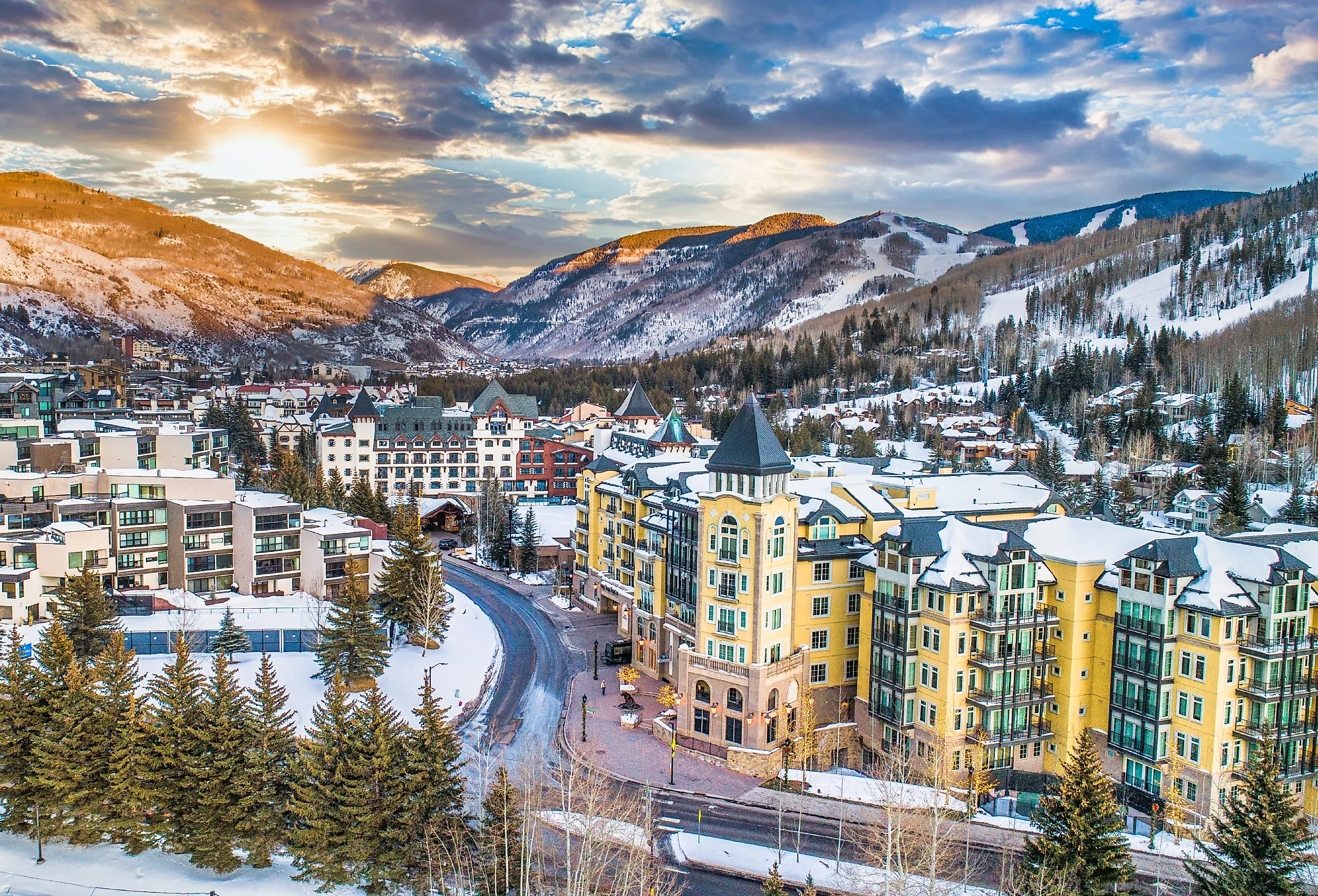 Overlooking Vail, Colorado.