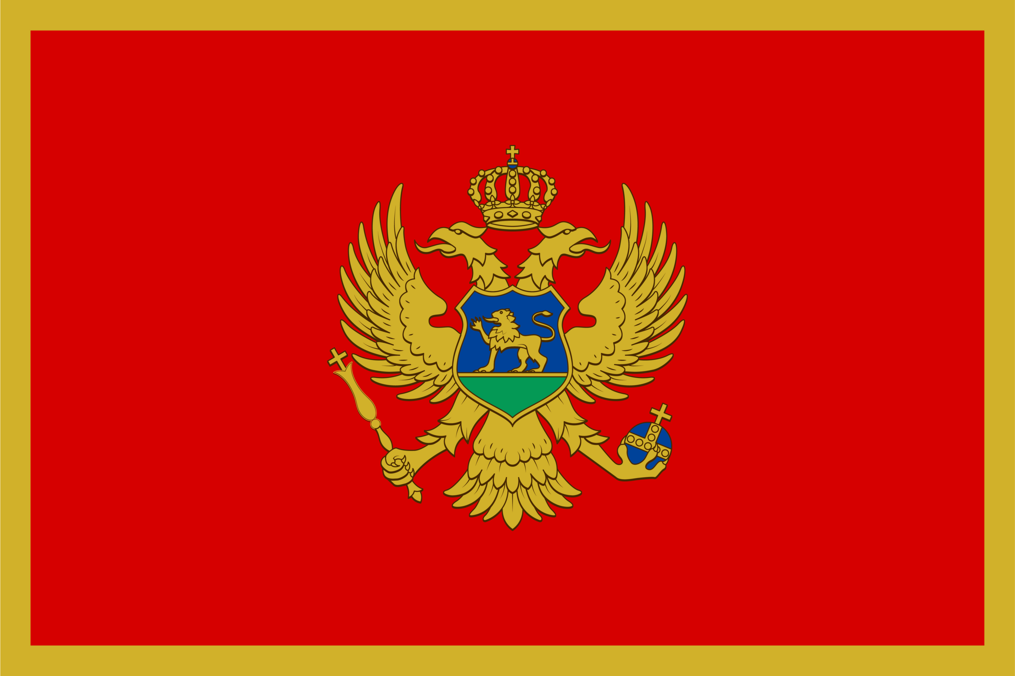 What Do The Colors And Symbols Of The Flag Of Montenegro Mean Worldatlas