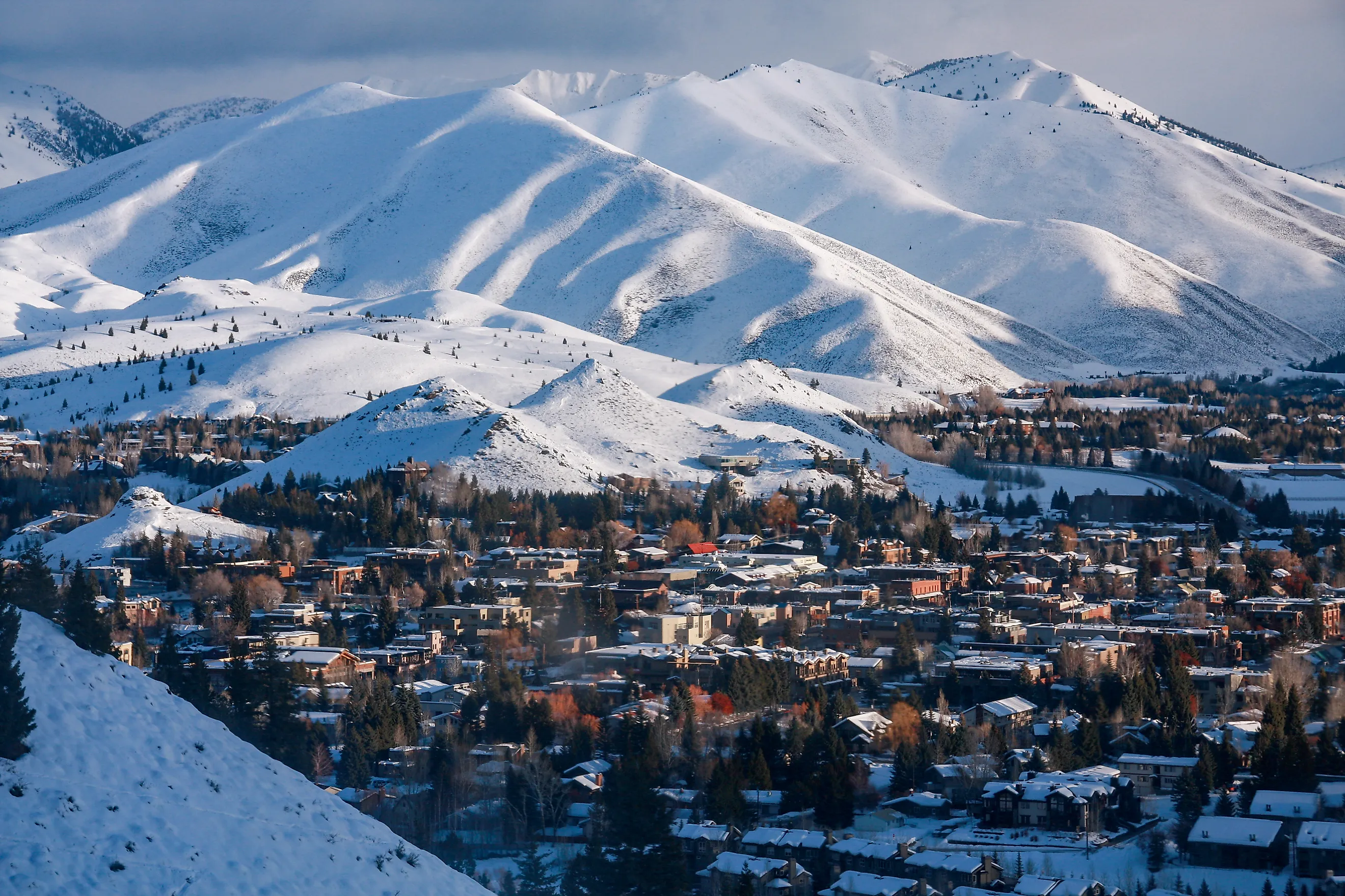 Sun Valley, Idaho, in winter.