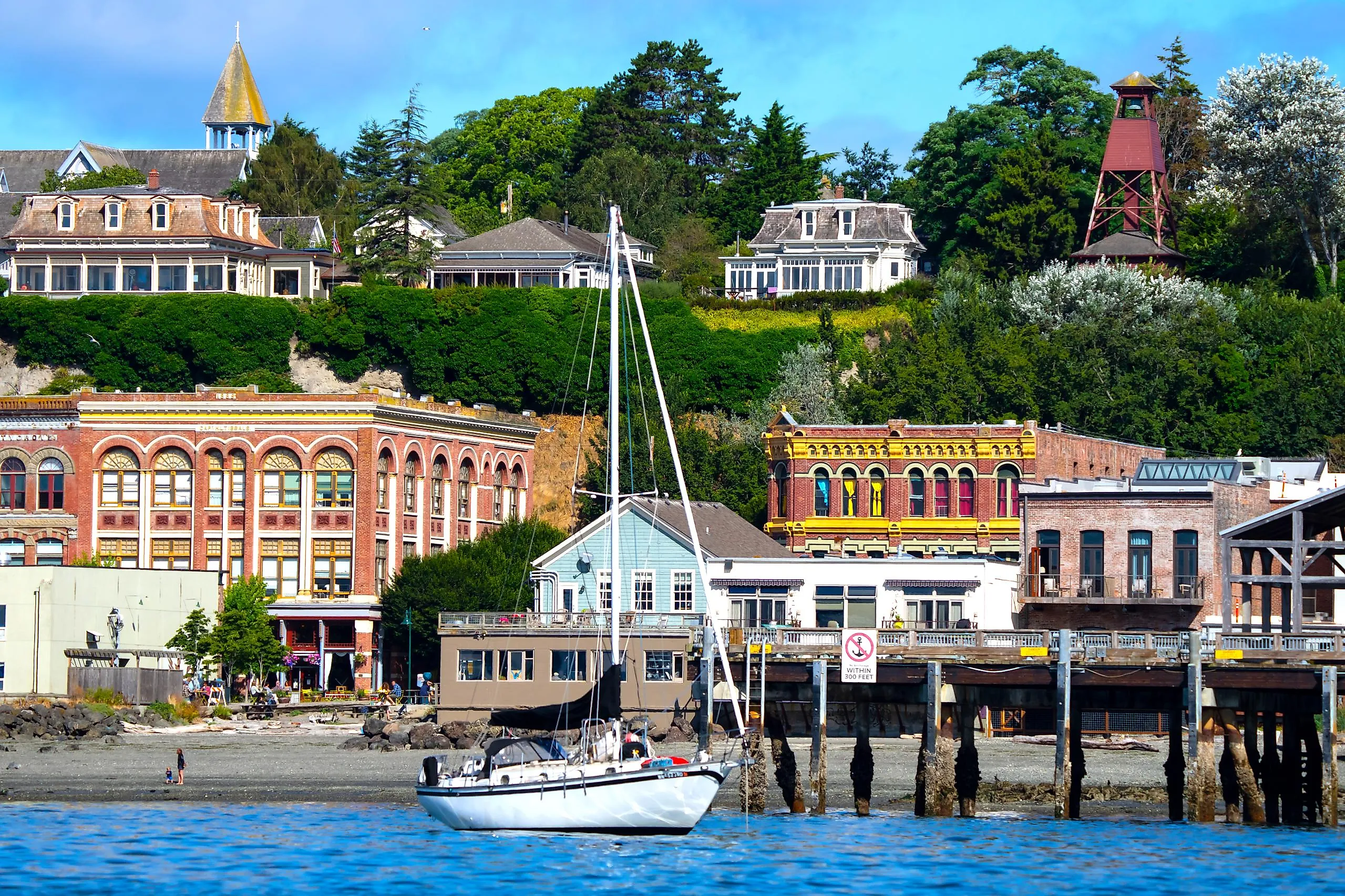 The historical city of Port Townsend, Washington.