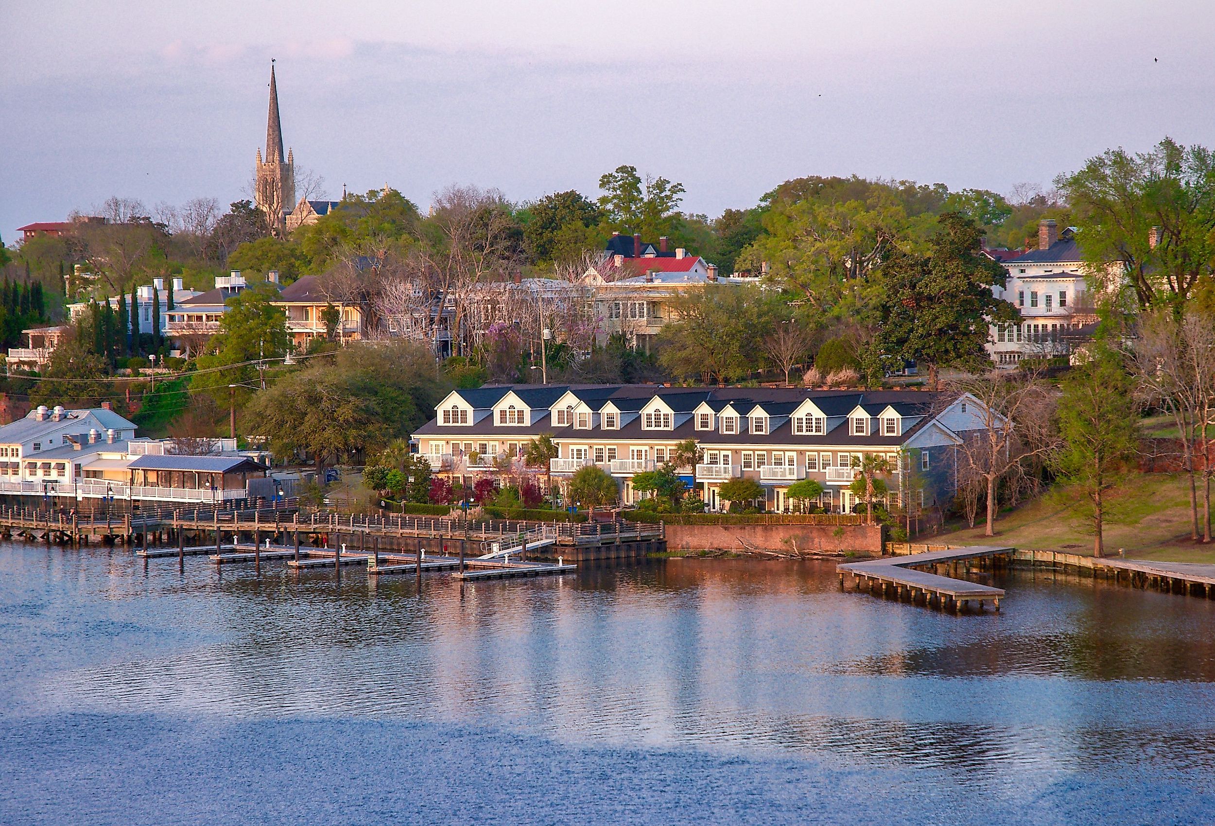 Riverwalk at Wilmington, North Carolina. Image credit PatGallery via Shutterstock