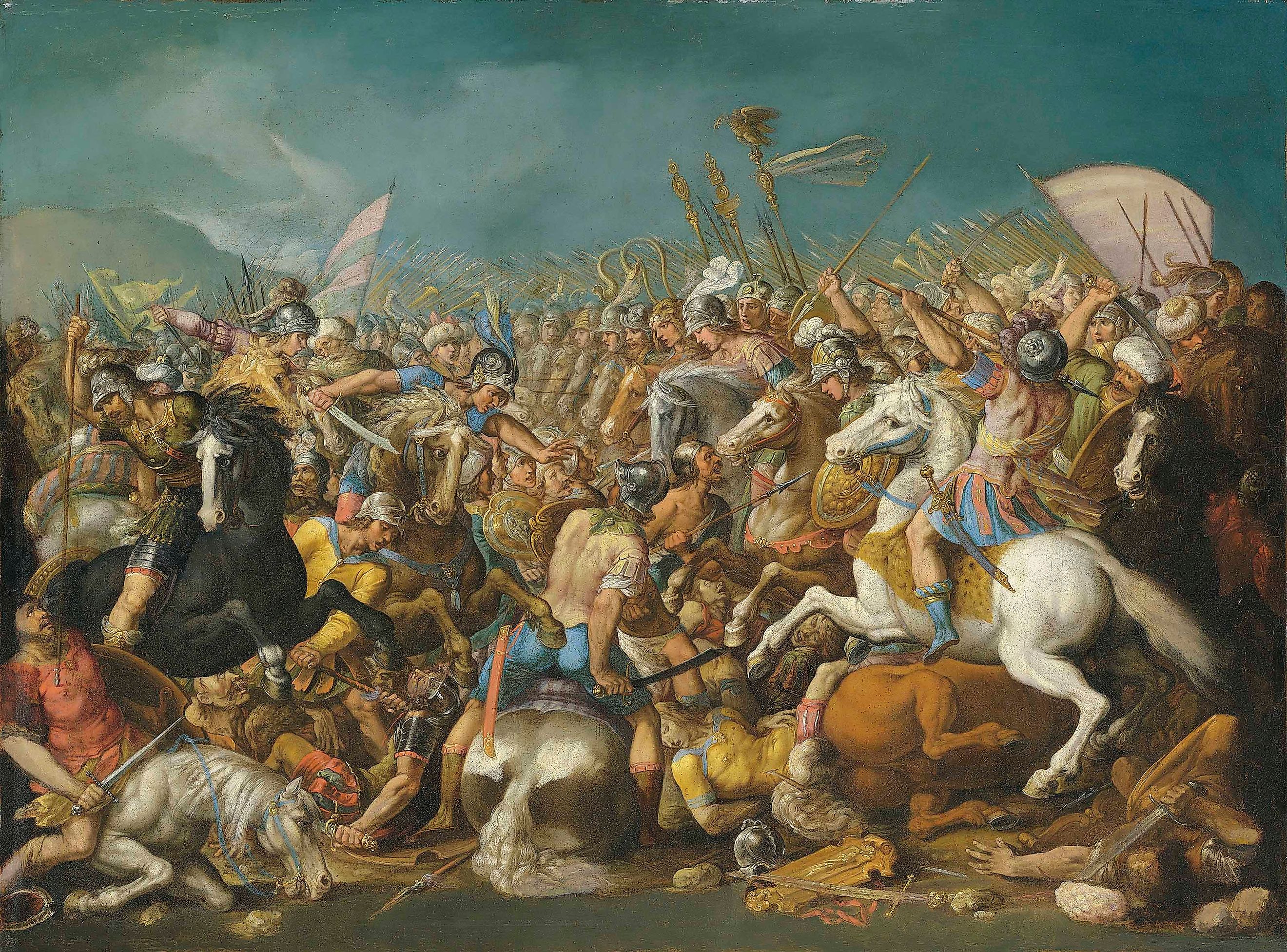 Defeat at the Battle of Canae led the Romans to rethink their tactics. (Bernardino Cesari, Public domain, via Wikimedia Commons)