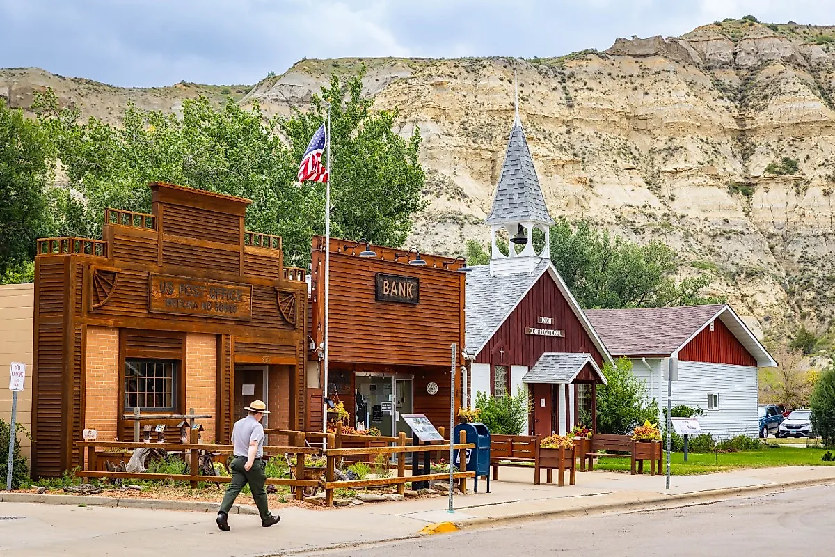 Main Street in Medora, North Dakota. Image credit Photo Spirit via Shutterstock