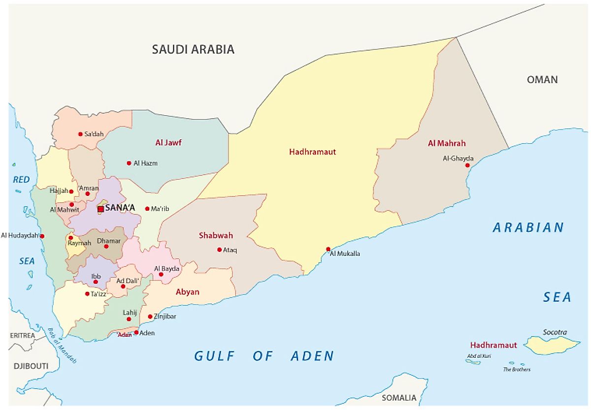 Yemen Maps & Facts World Atlas