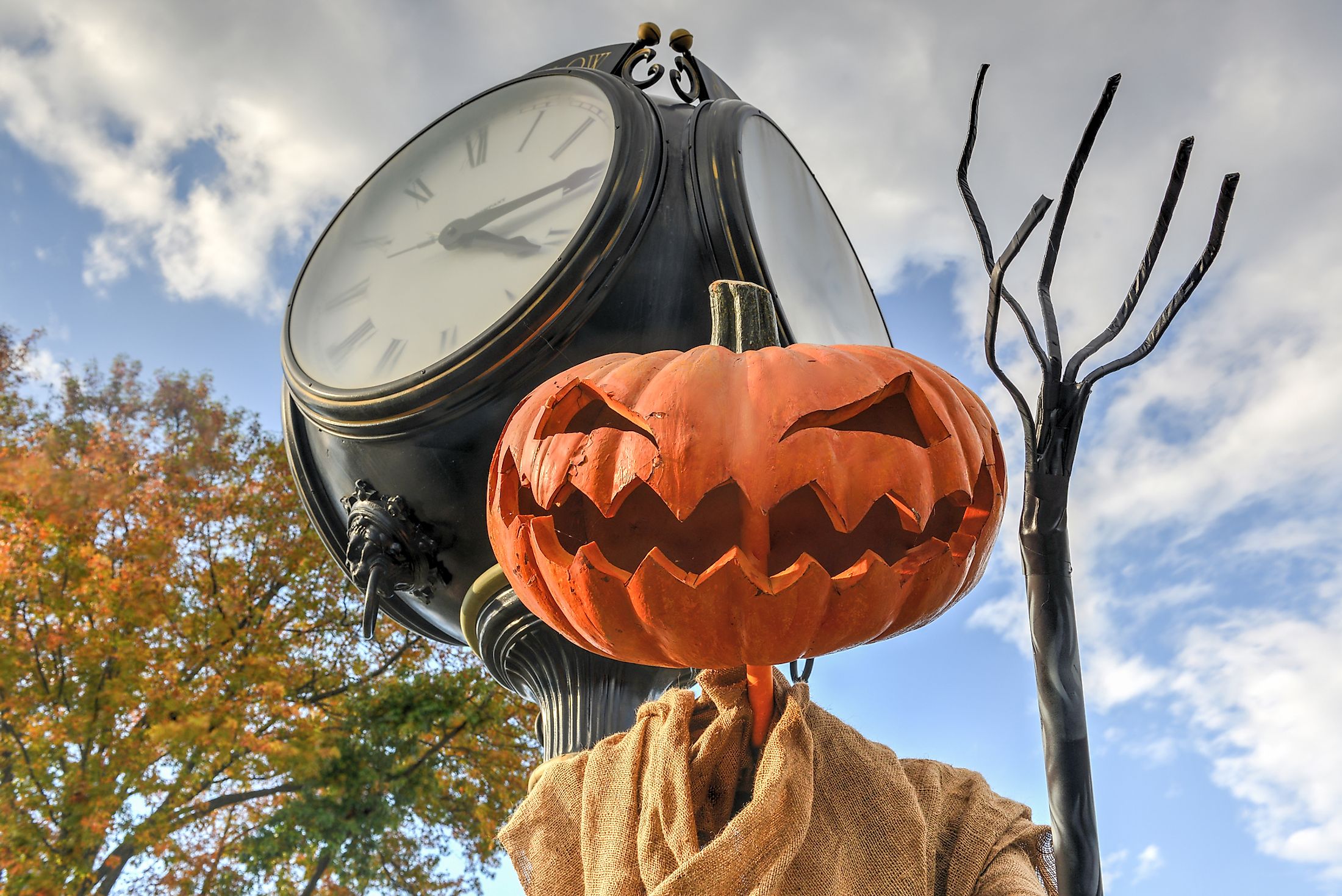 Jack O'Lantern from Sleep Hollow, New York during Halloween.  