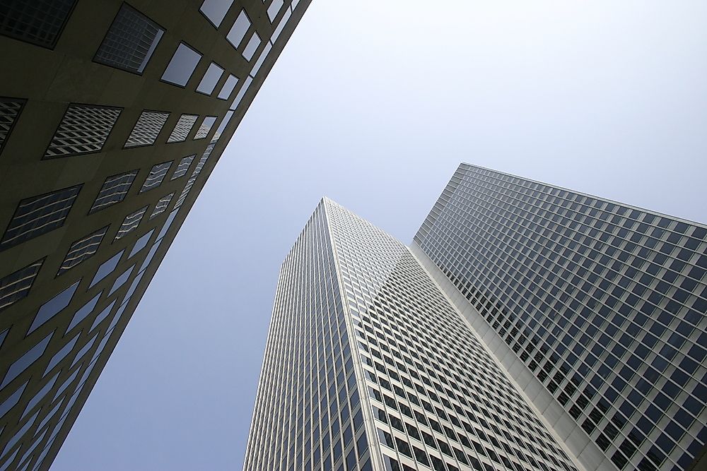 Modernism valued the construction of buildings with sleek, well-defined lines and angles.