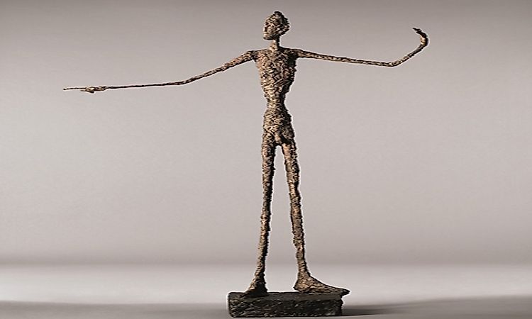 The L'Homme au doigt, the most expensive sculpture ever sold.
